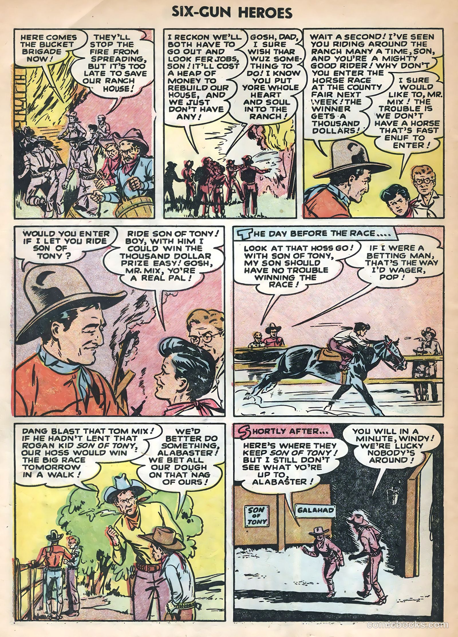 Six-Gun Heroes #28 (1954) — page 26 of 36