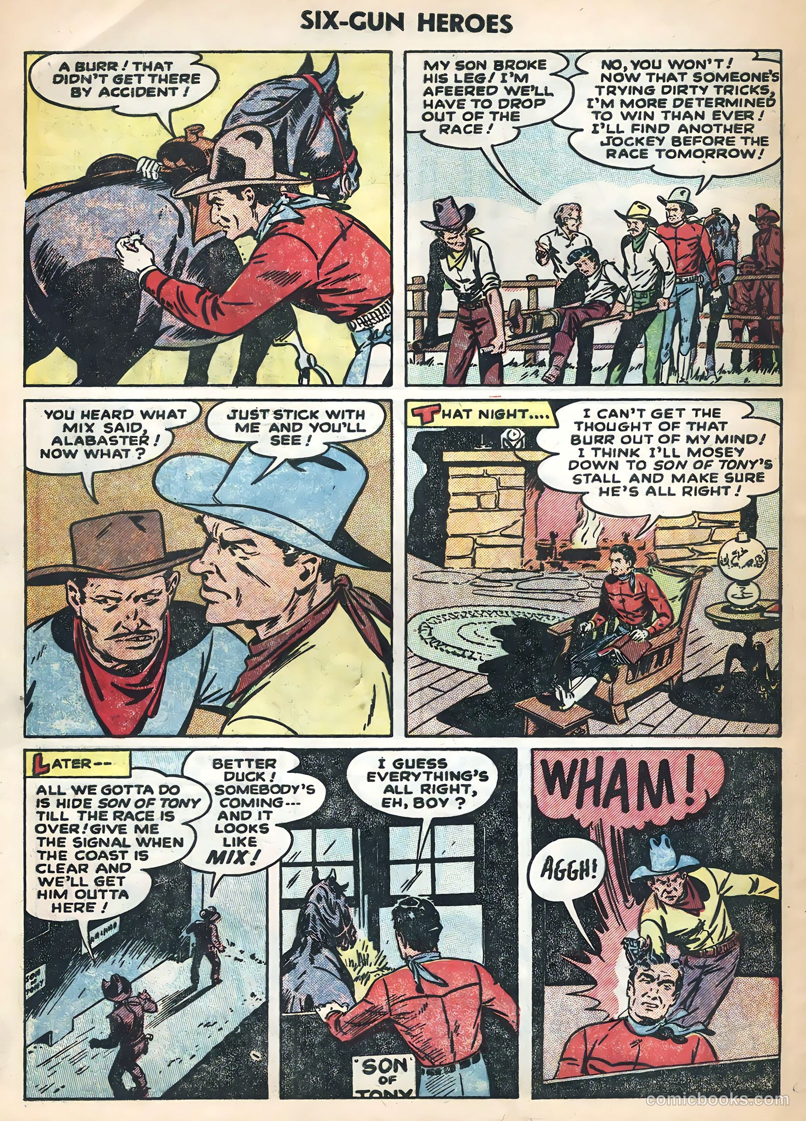 Six-Gun Heroes #28 (1954) — page 28 of 36