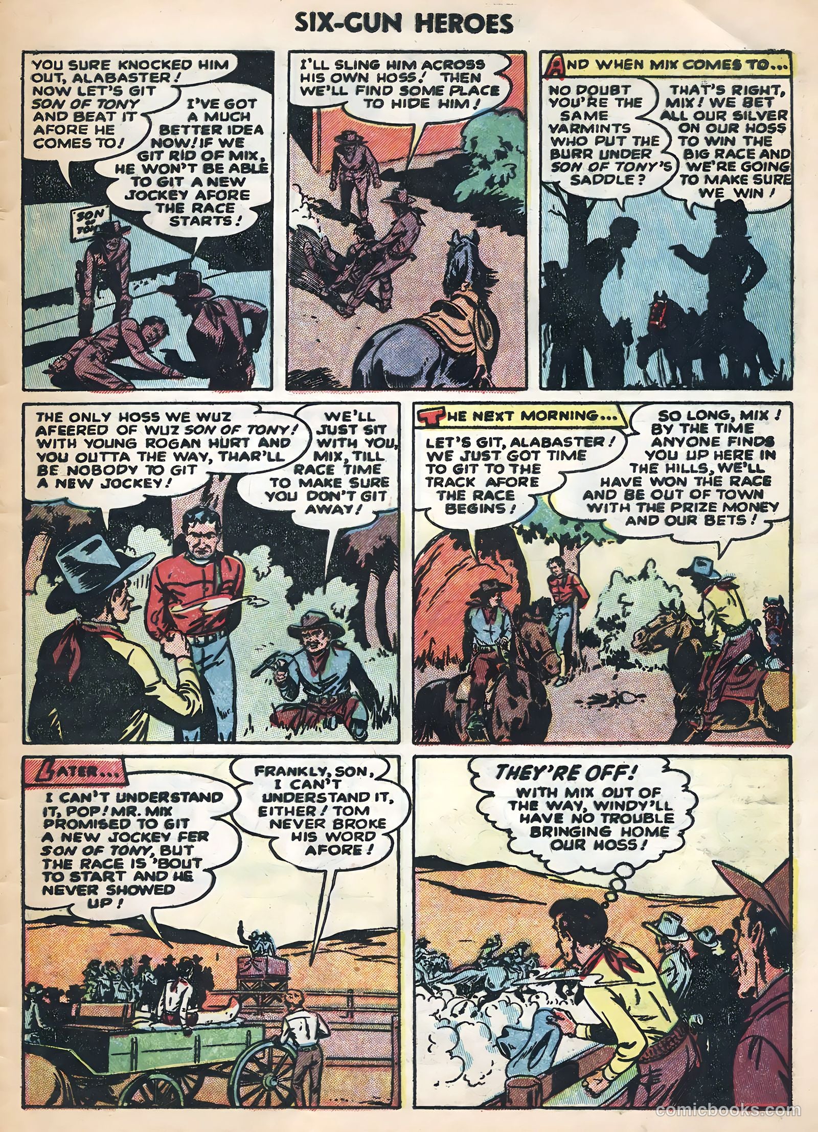 Six-Gun Heroes #28 (1954) — page 29 of 36