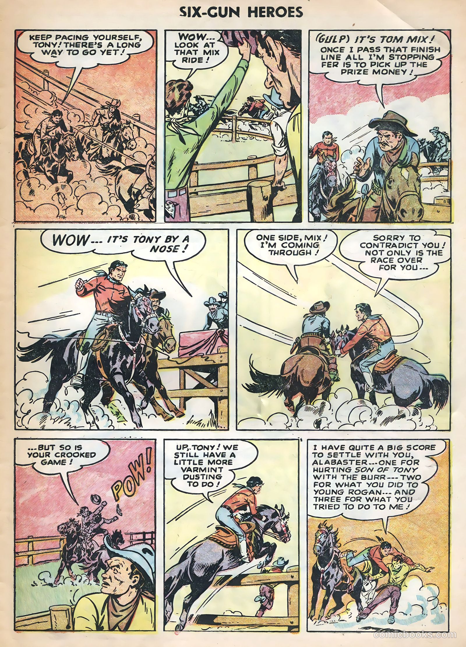 Six-Gun Heroes #28 (1954) — page 31 of 36