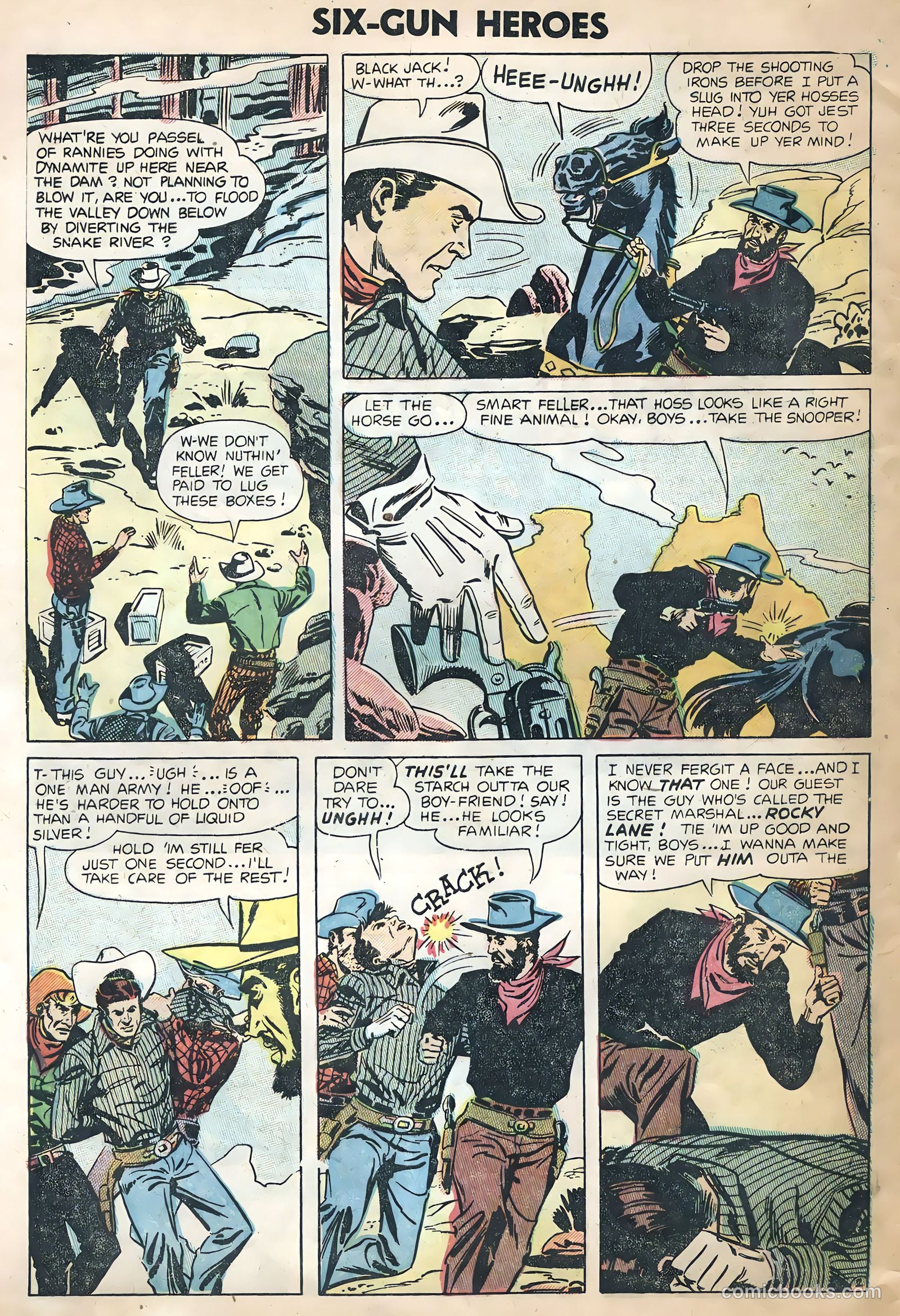 Six-Gun Heroes #29 (1954) — page 4 of 36