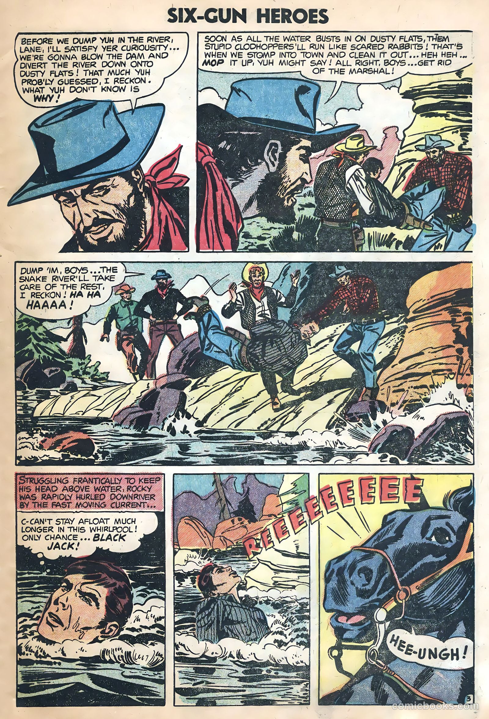 Six-Gun Heroes #29 (1954) — page 5 of 36