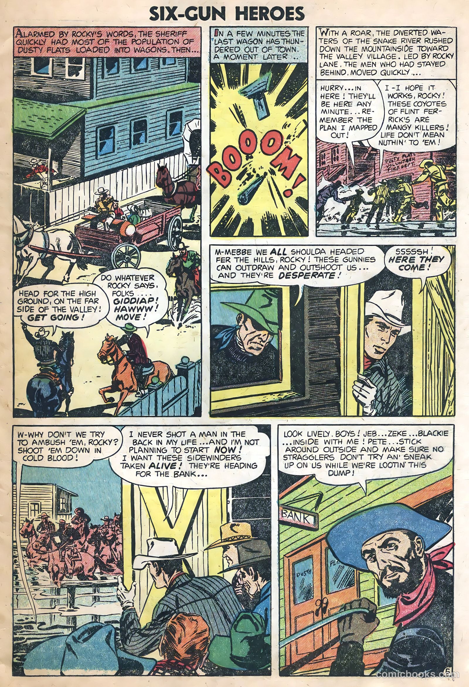 Six-Gun Heroes #29 (1954) — page 7 of 36