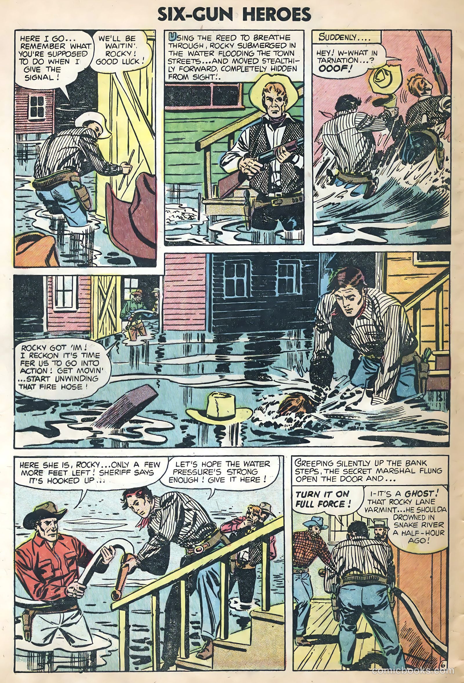 Six-Gun Heroes #29 (1954) — page 8 of 36