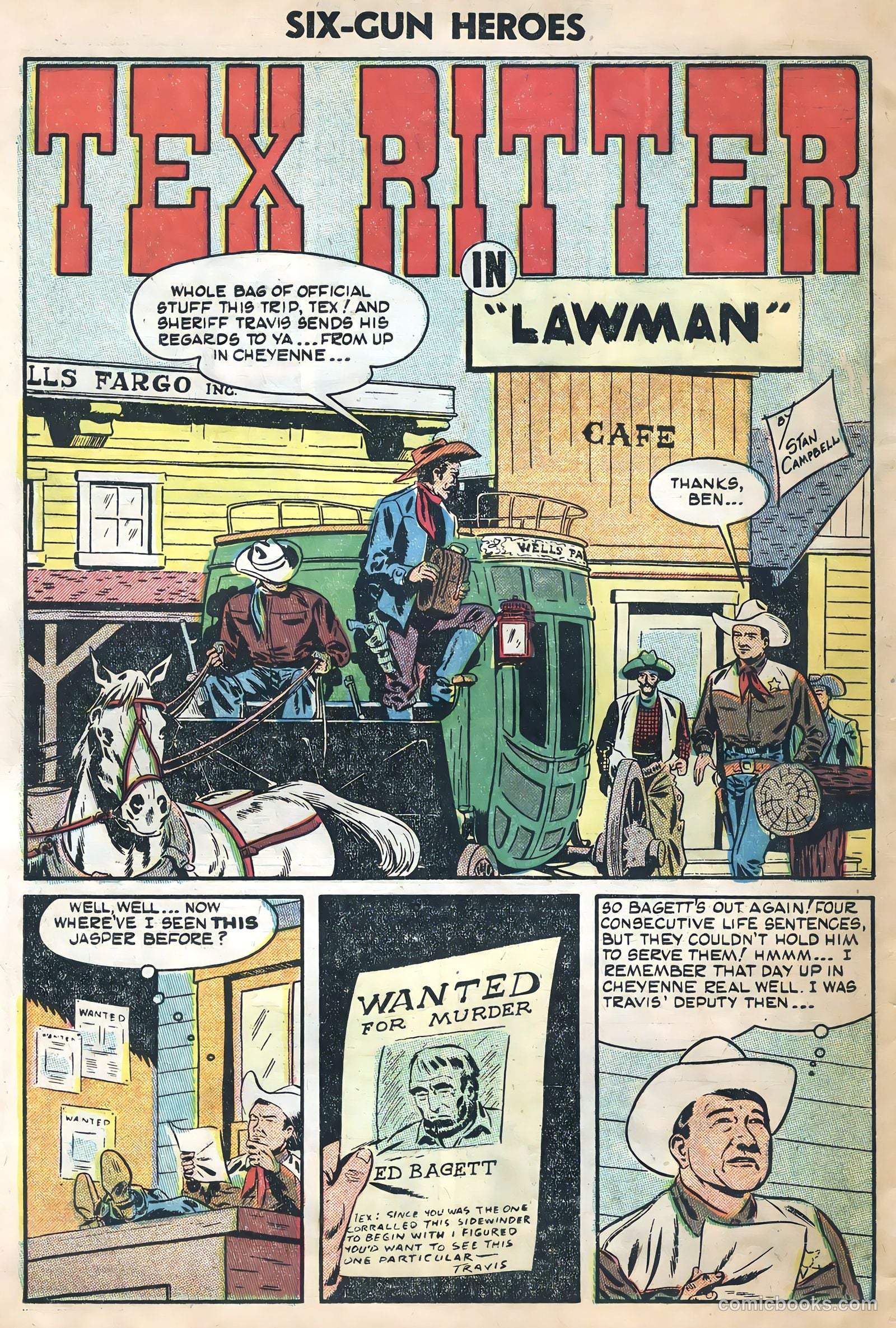 Six-Gun Heroes #29 (1954) — page 10 of 36