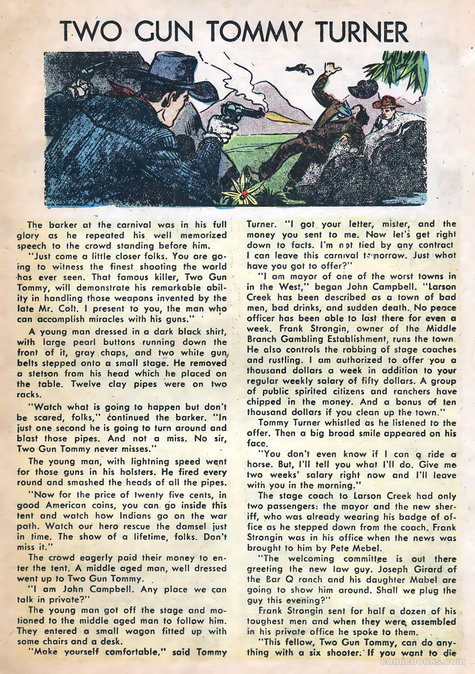 Six-Gun Heroes #29 (1954) — page 15 of 36
