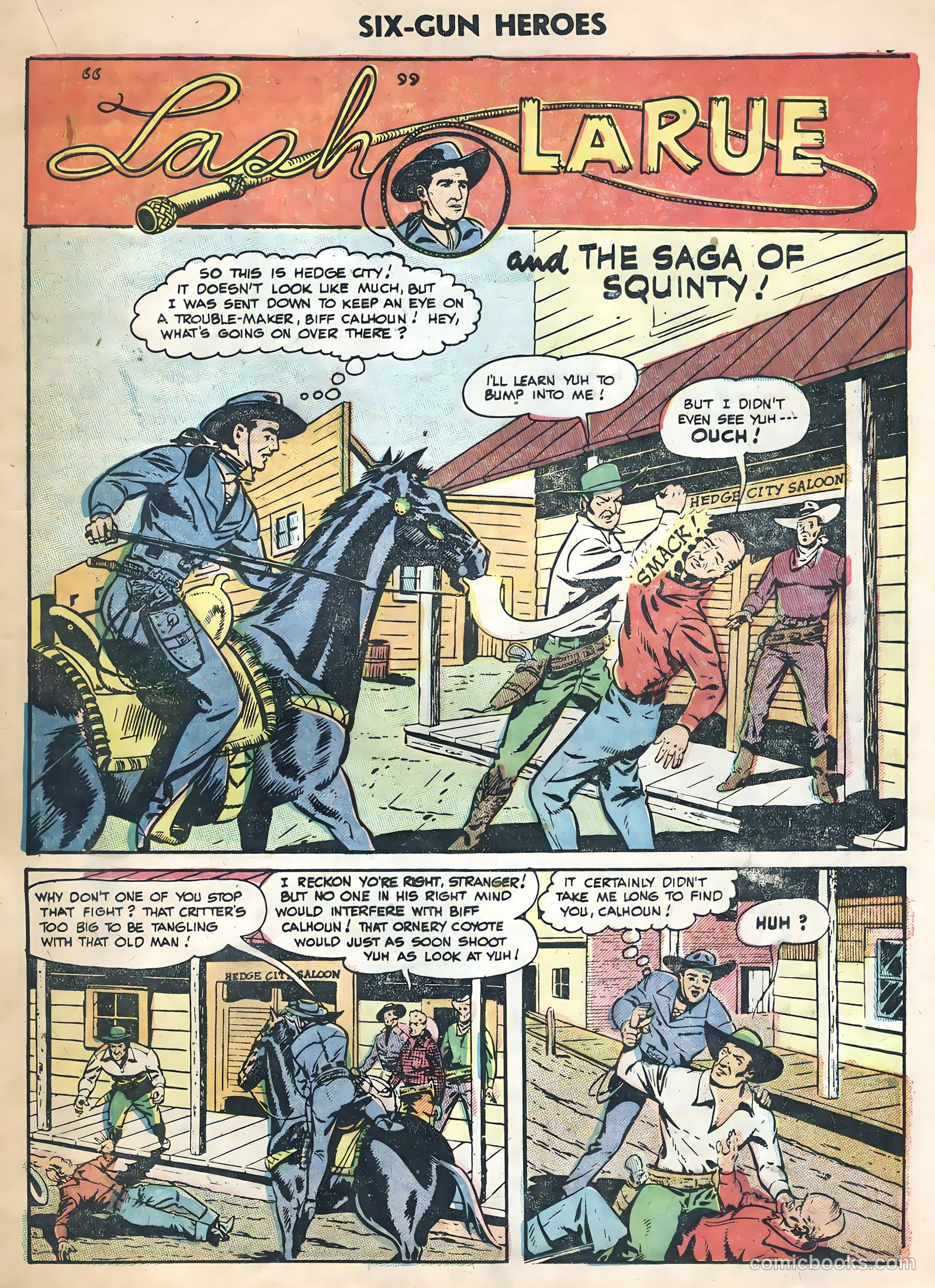 Six-Gun Heroes #29 (1954) — page 17 of 36