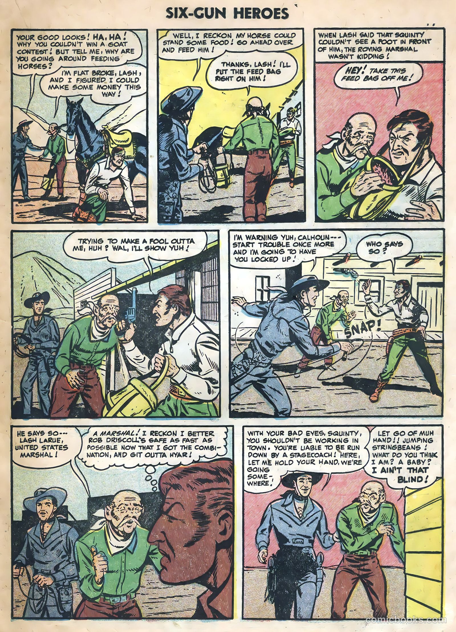 Six-Gun Heroes #29 (1954) — page 19 of 36