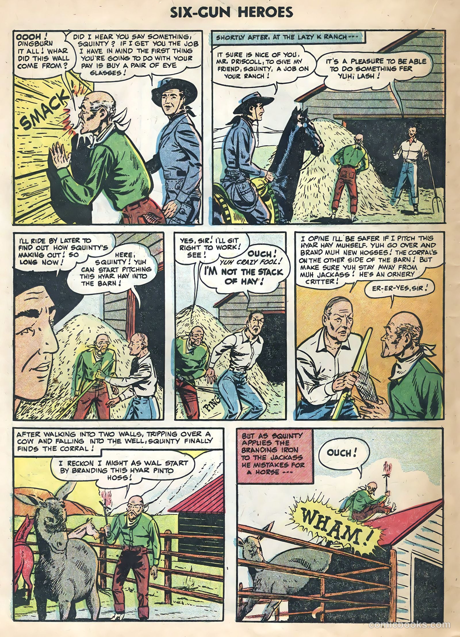 Six-Gun Heroes #29 (1954) — page 20 of 36