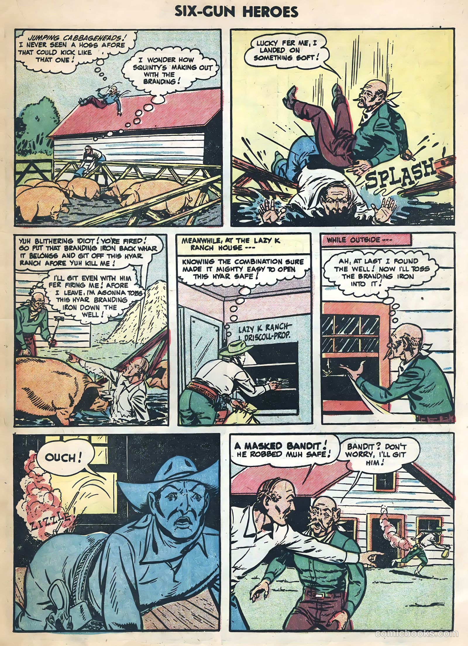 Six-Gun Heroes #29 (1954) — page 21 of 36