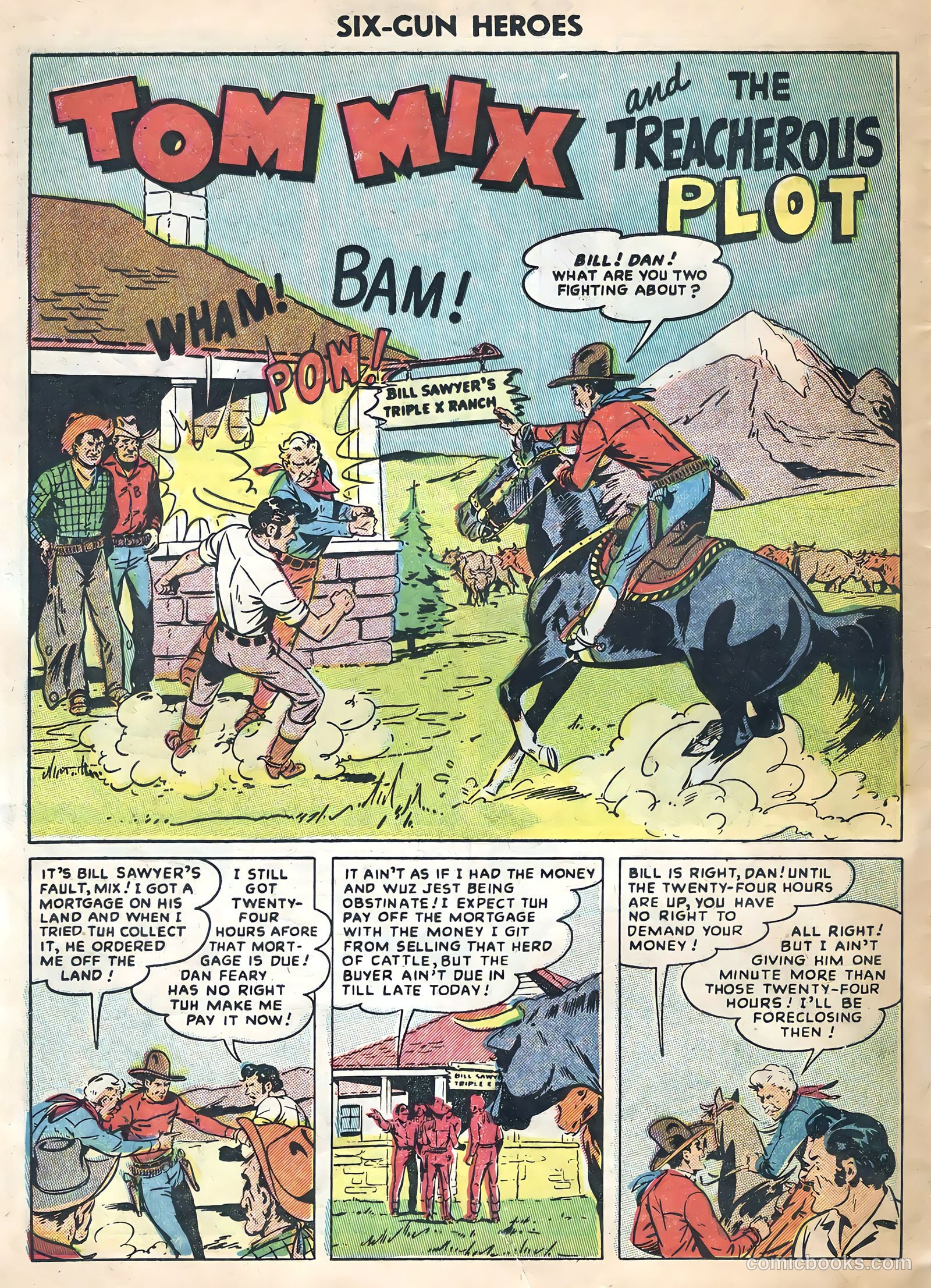 Six-Gun Heroes #29 (1954) — page 24 of 36