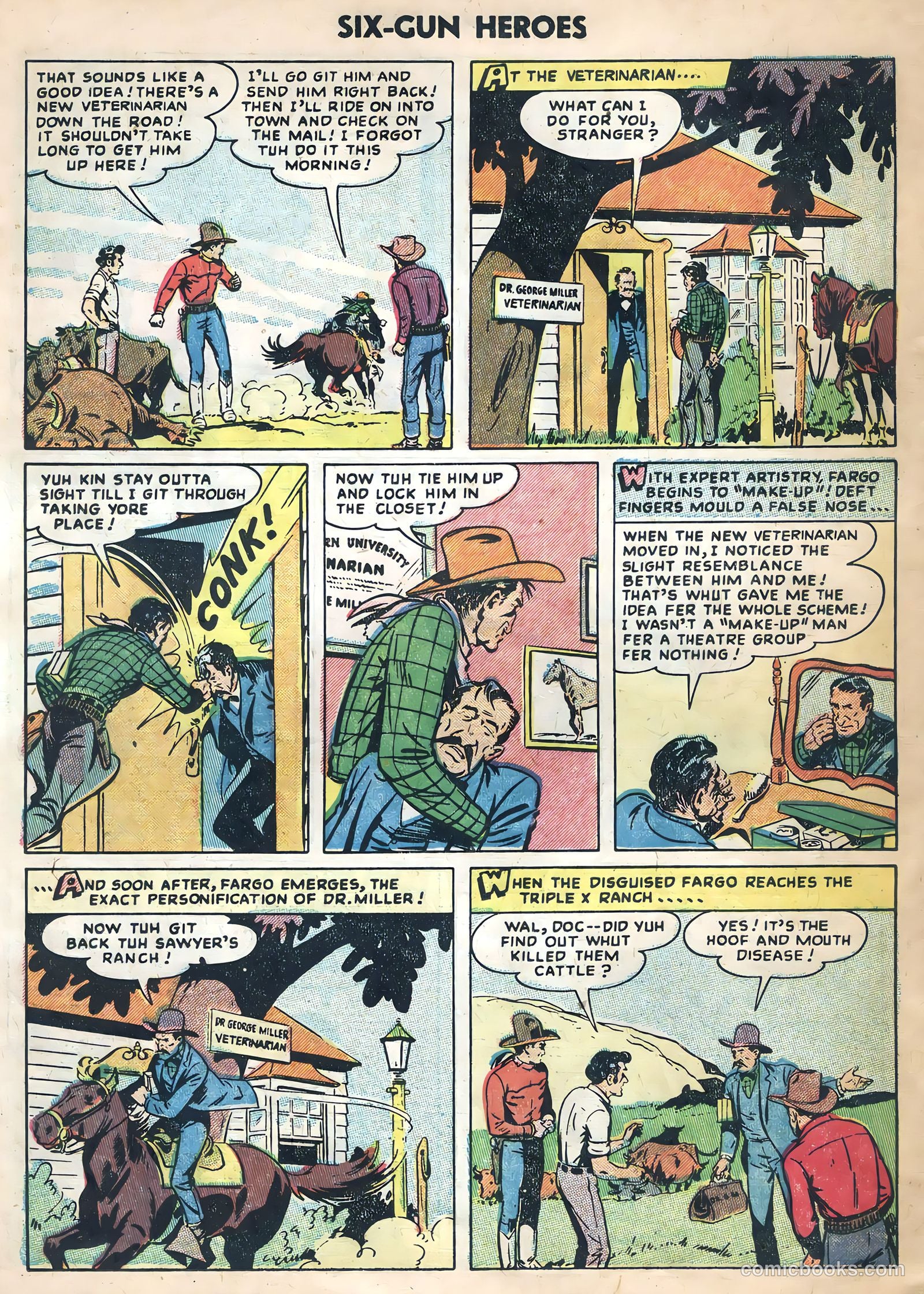 Six-Gun Heroes #29 (1954) — page 26 of 36