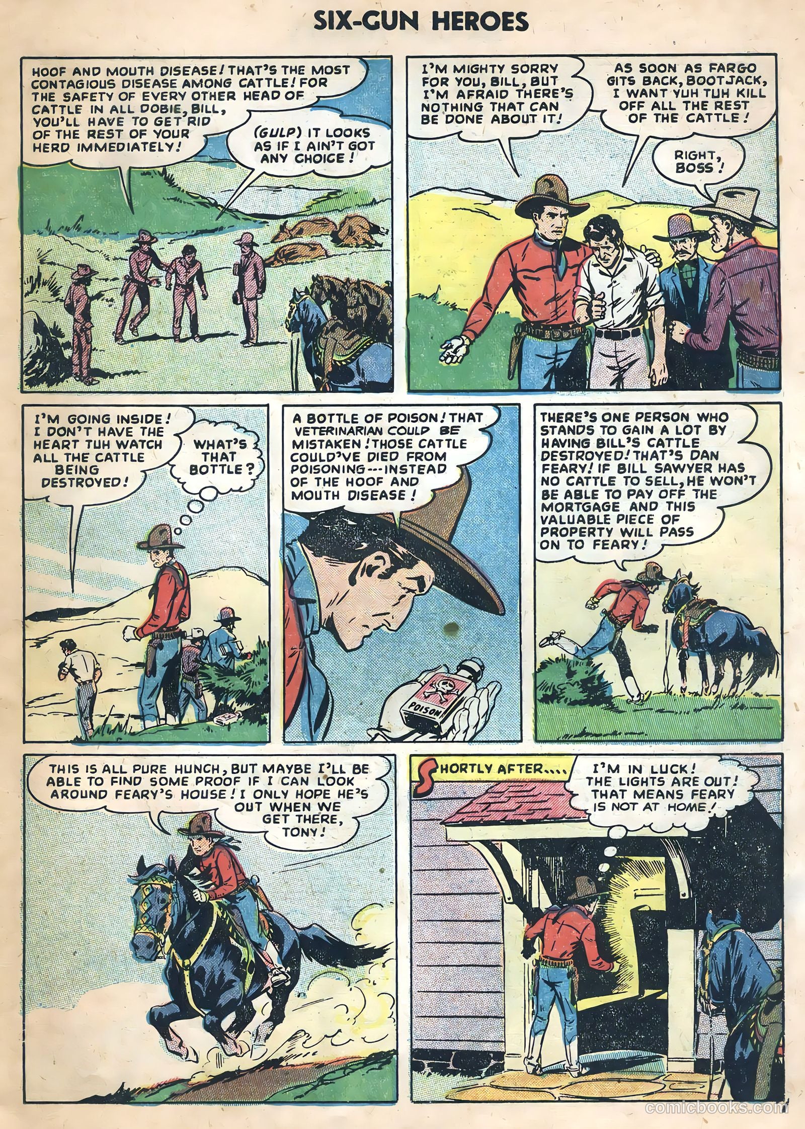 Six-Gun Heroes #29 (1954) — page 27 of 36
