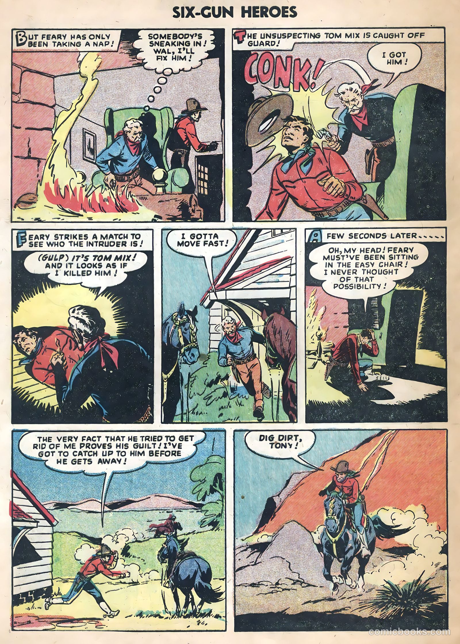 Six-Gun Heroes #29 (1954) — page 28 of 36