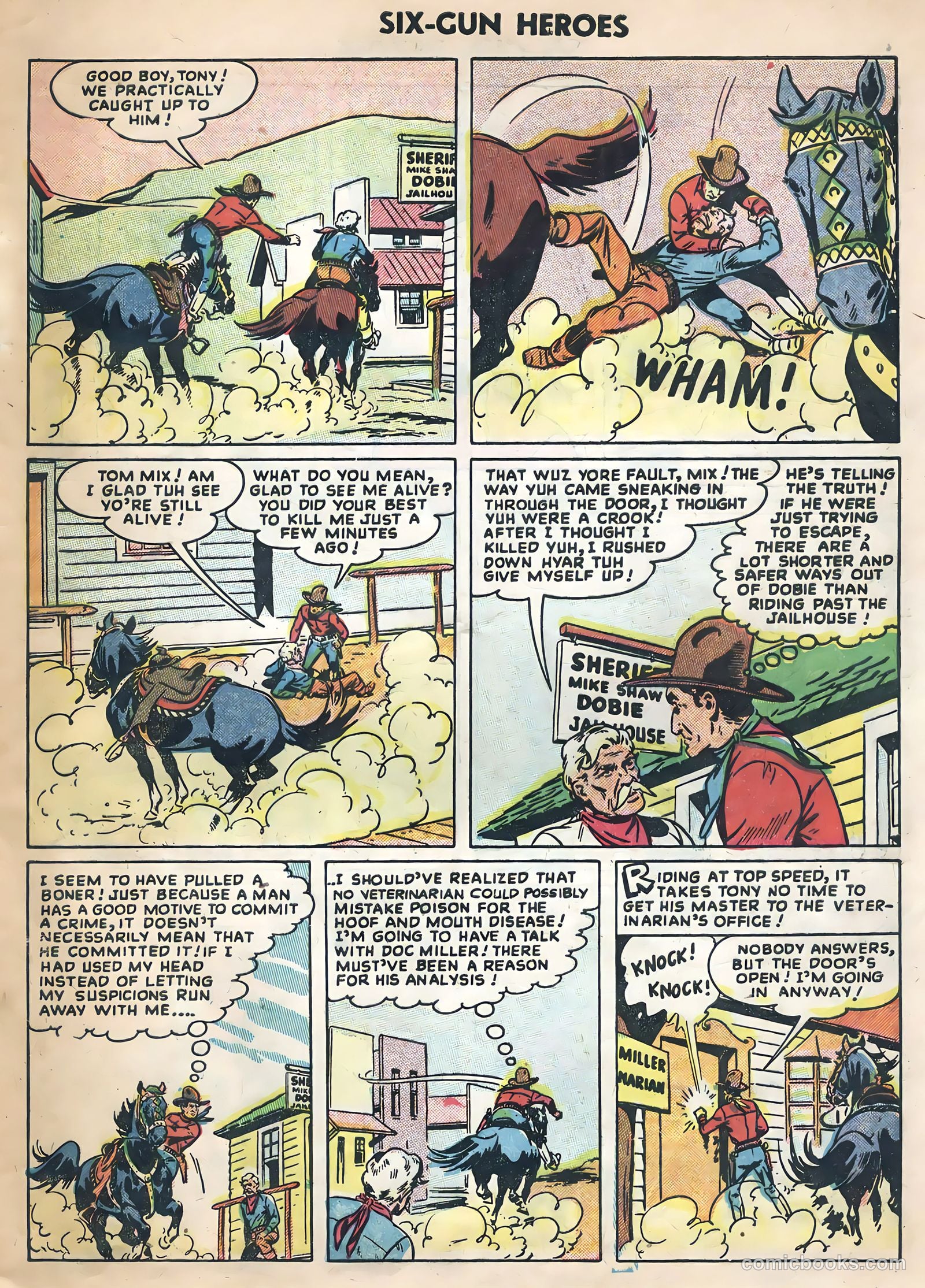 Six-Gun Heroes #29 (1954) — page 29 of 36