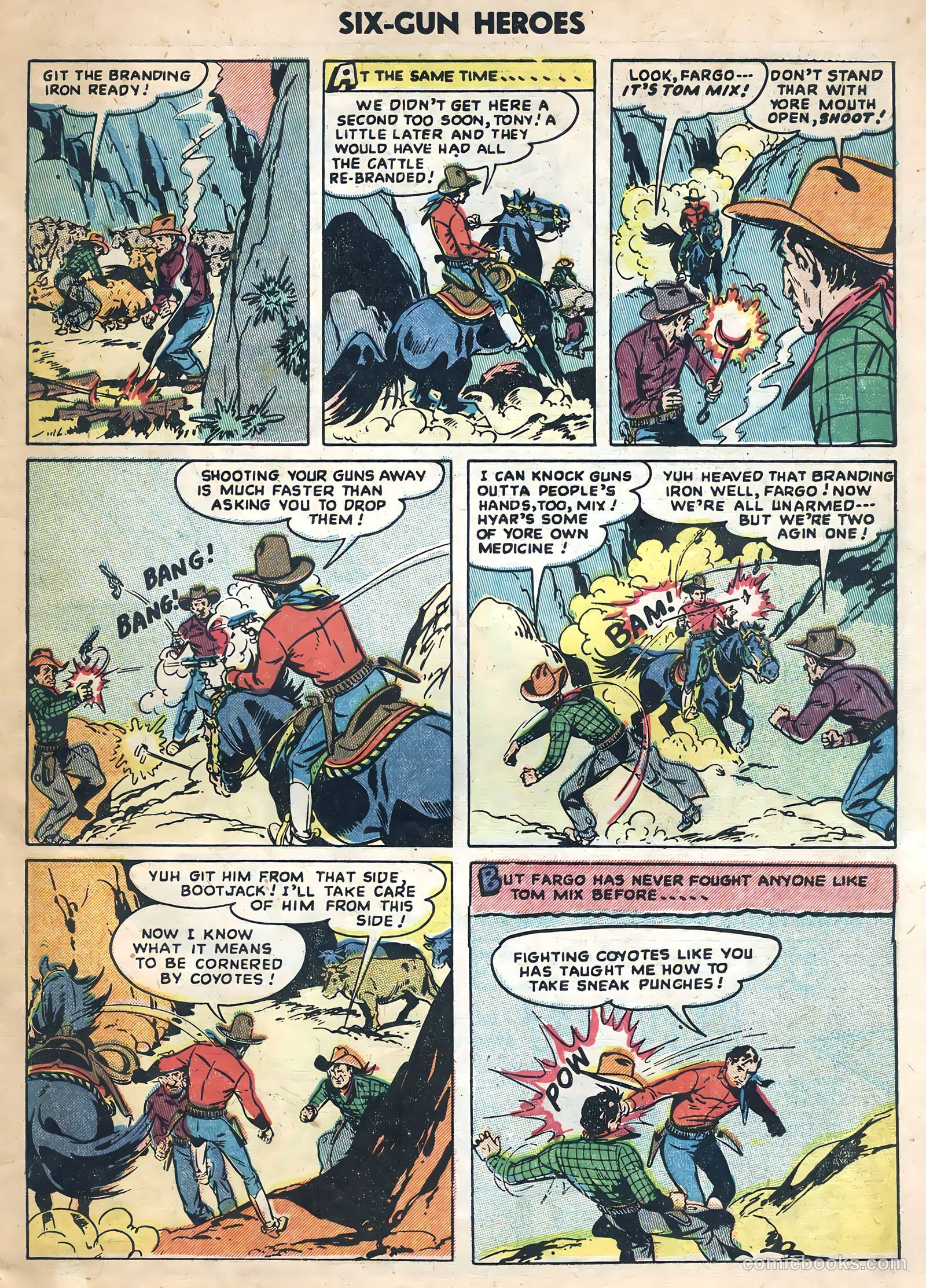 Six-Gun Heroes #29 (1954) — page 31 of 36