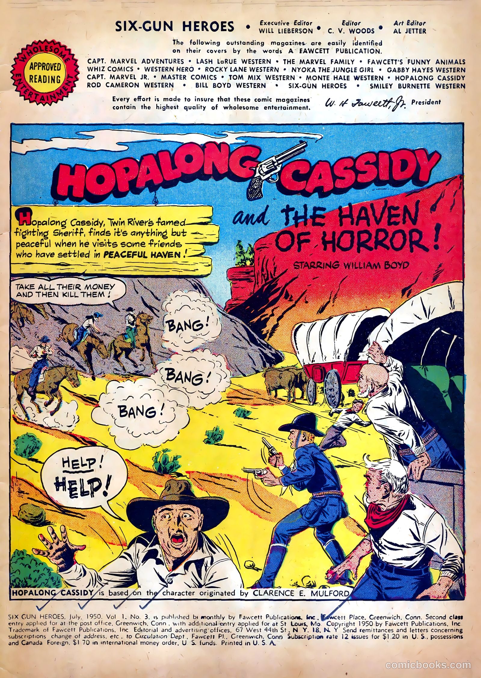 Six-Gun Heroes #3 (1950) — page 3 of 36