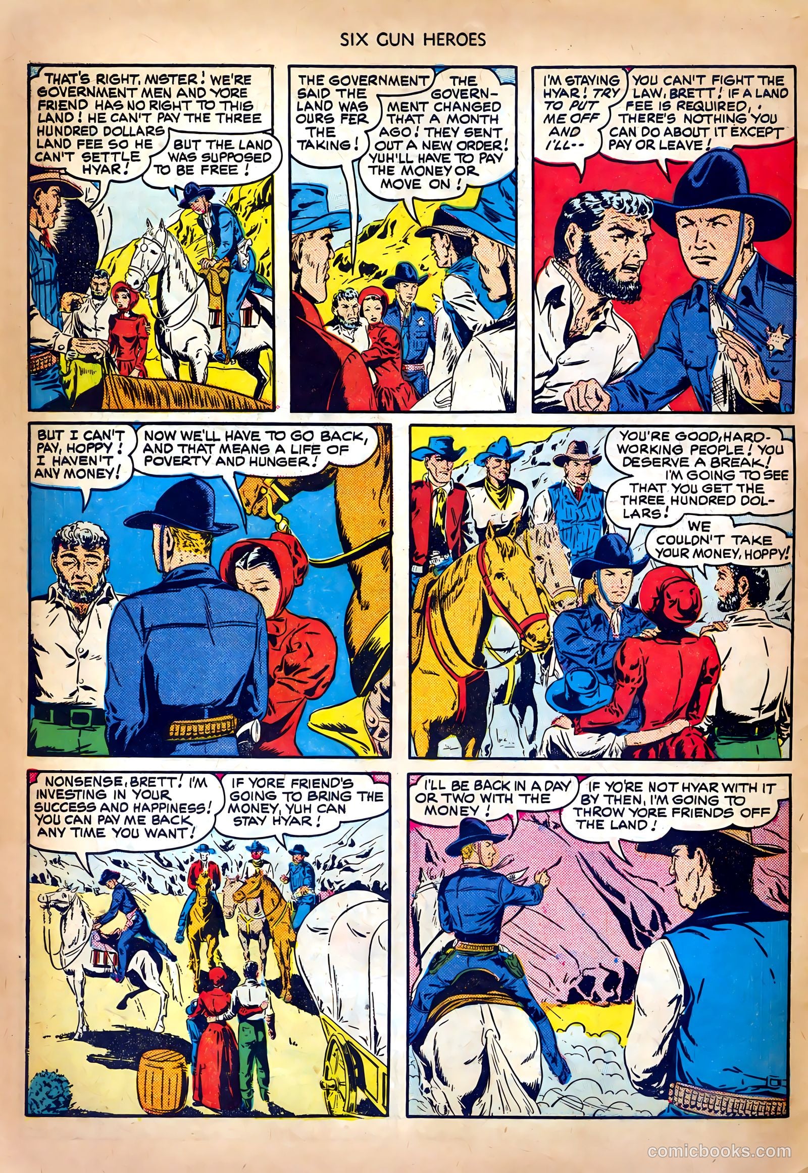 Six-Gun Heroes #3 (1950) — page 6 of 36