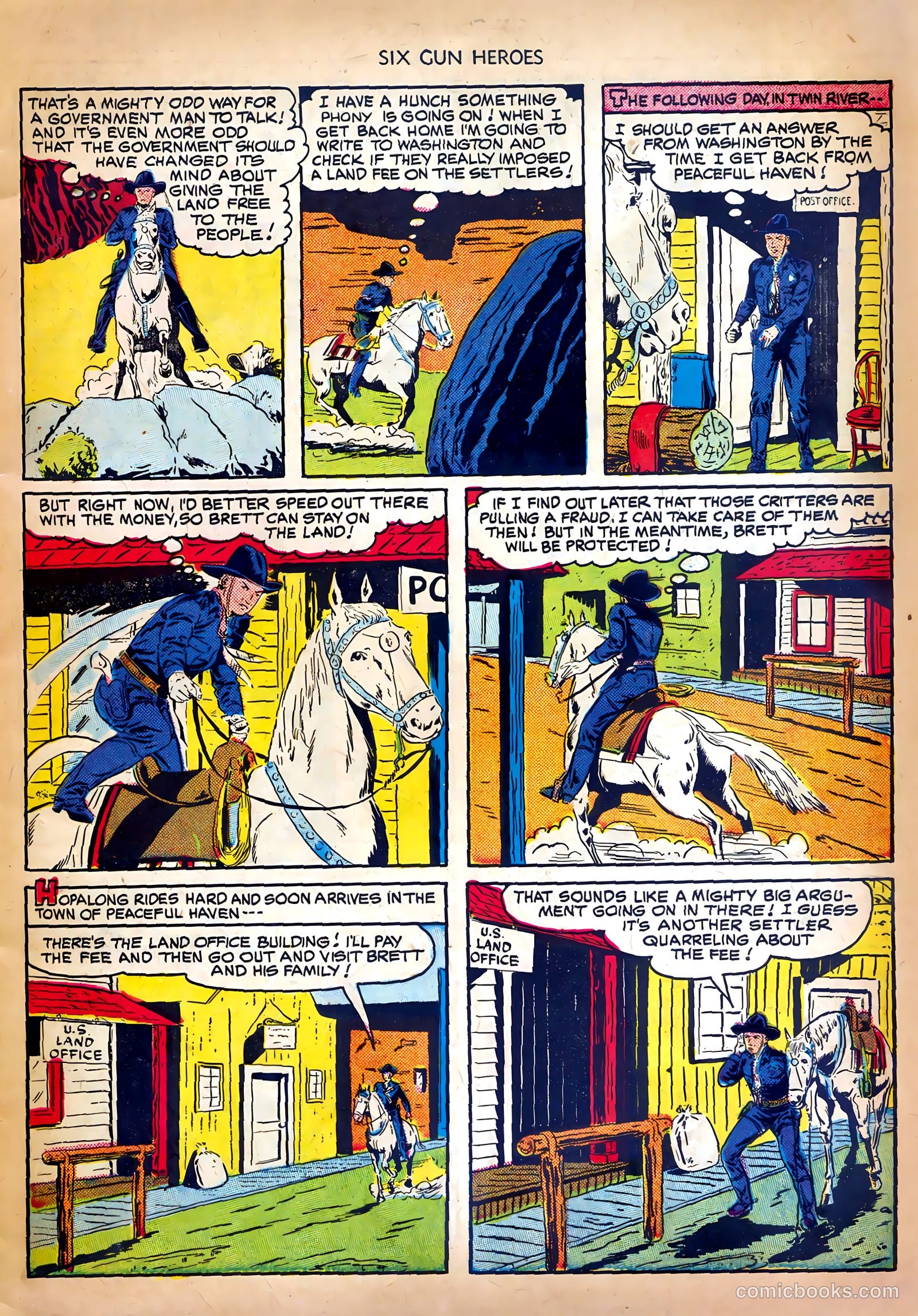 Six-Gun Heroes #3 (1950) — page 7 of 36