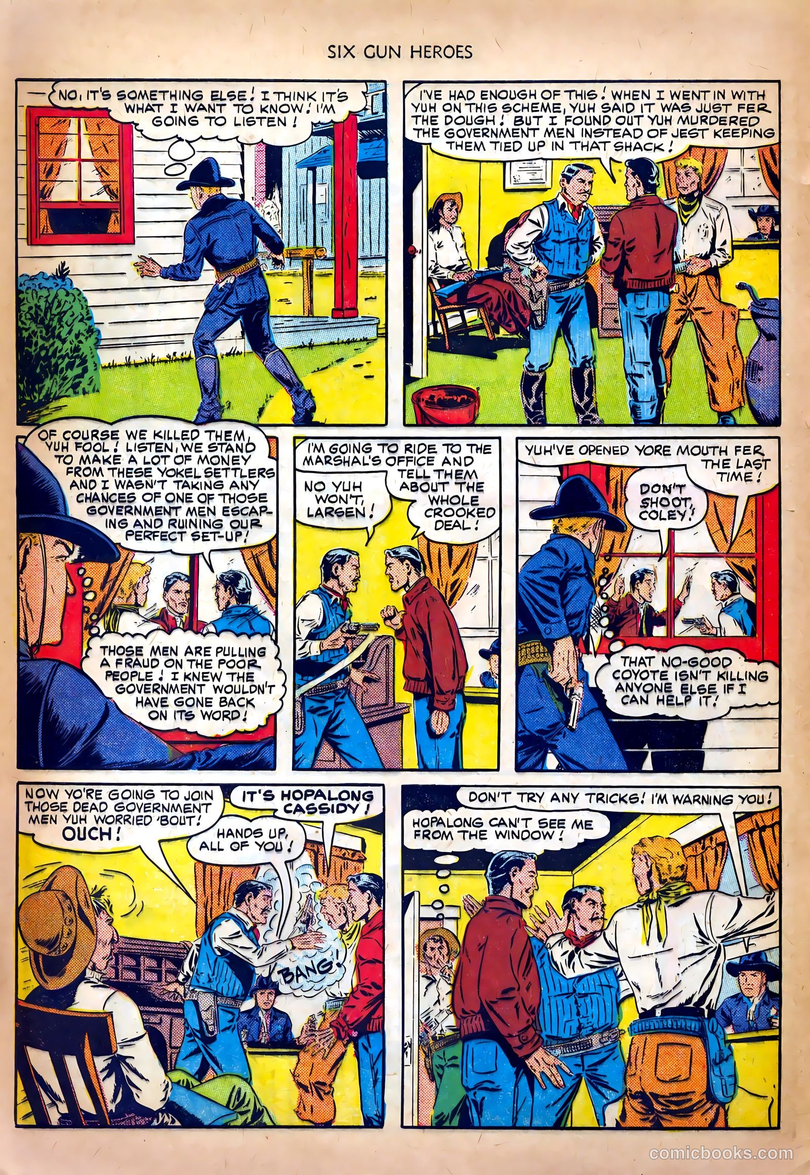 Six-Gun Heroes #3 (1950) — page 8 of 36
