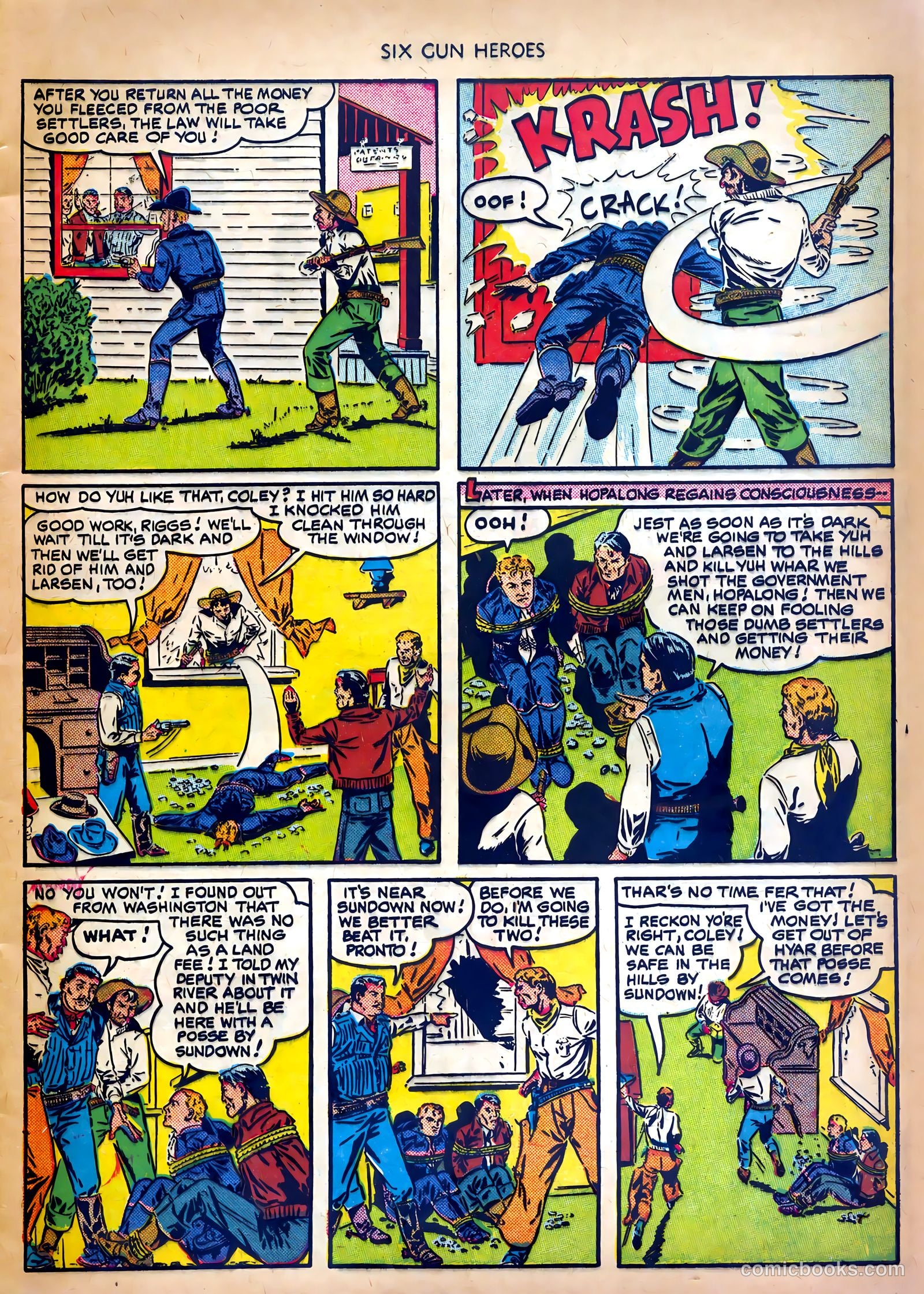 Six-Gun Heroes #3 (1950) — page 9 of 36