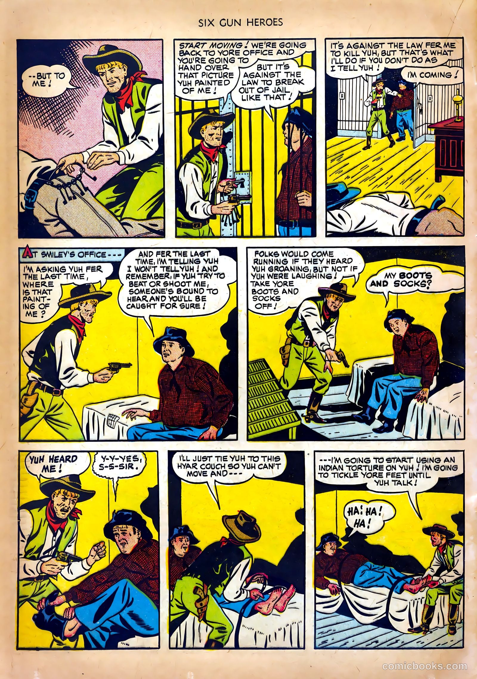 Six-Gun Heroes #3 (1950) — page 20 of 36
