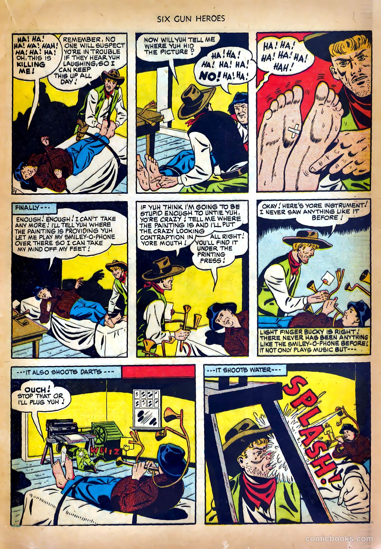 Six-Gun Heroes #3 (1950) — page 21 of 36