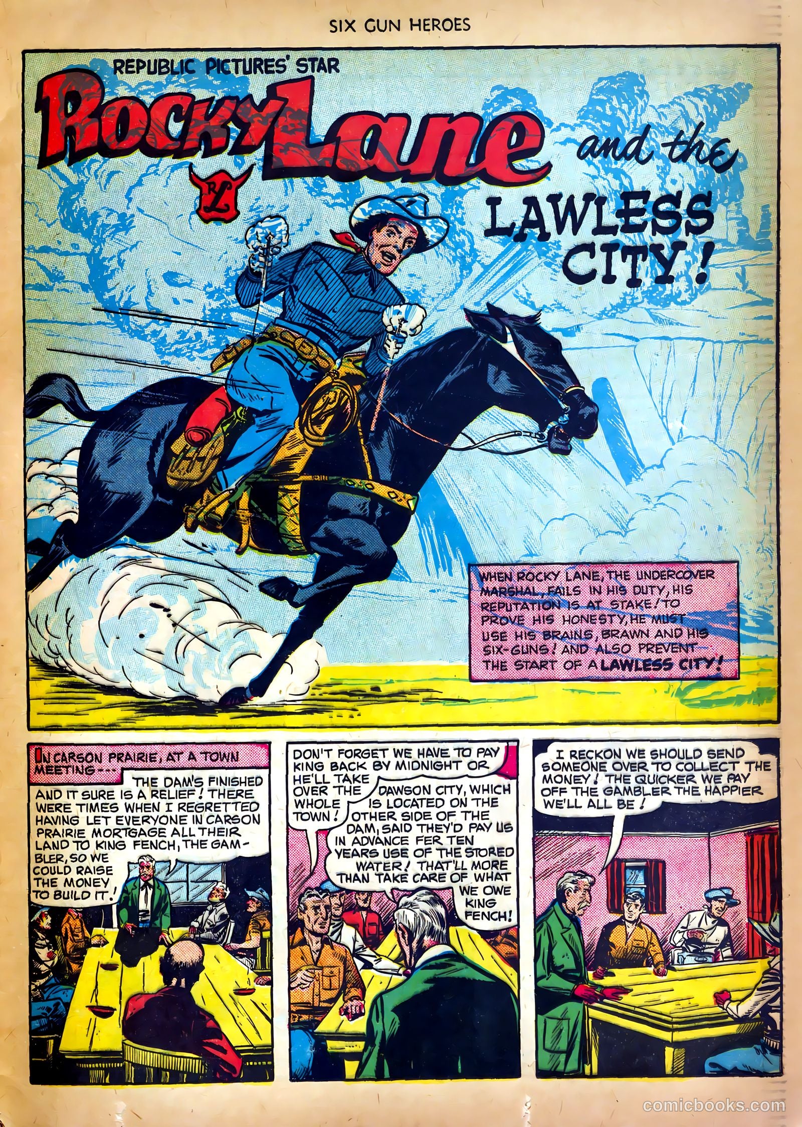 Six-Gun Heroes #3 (1950) — page 25 of 36