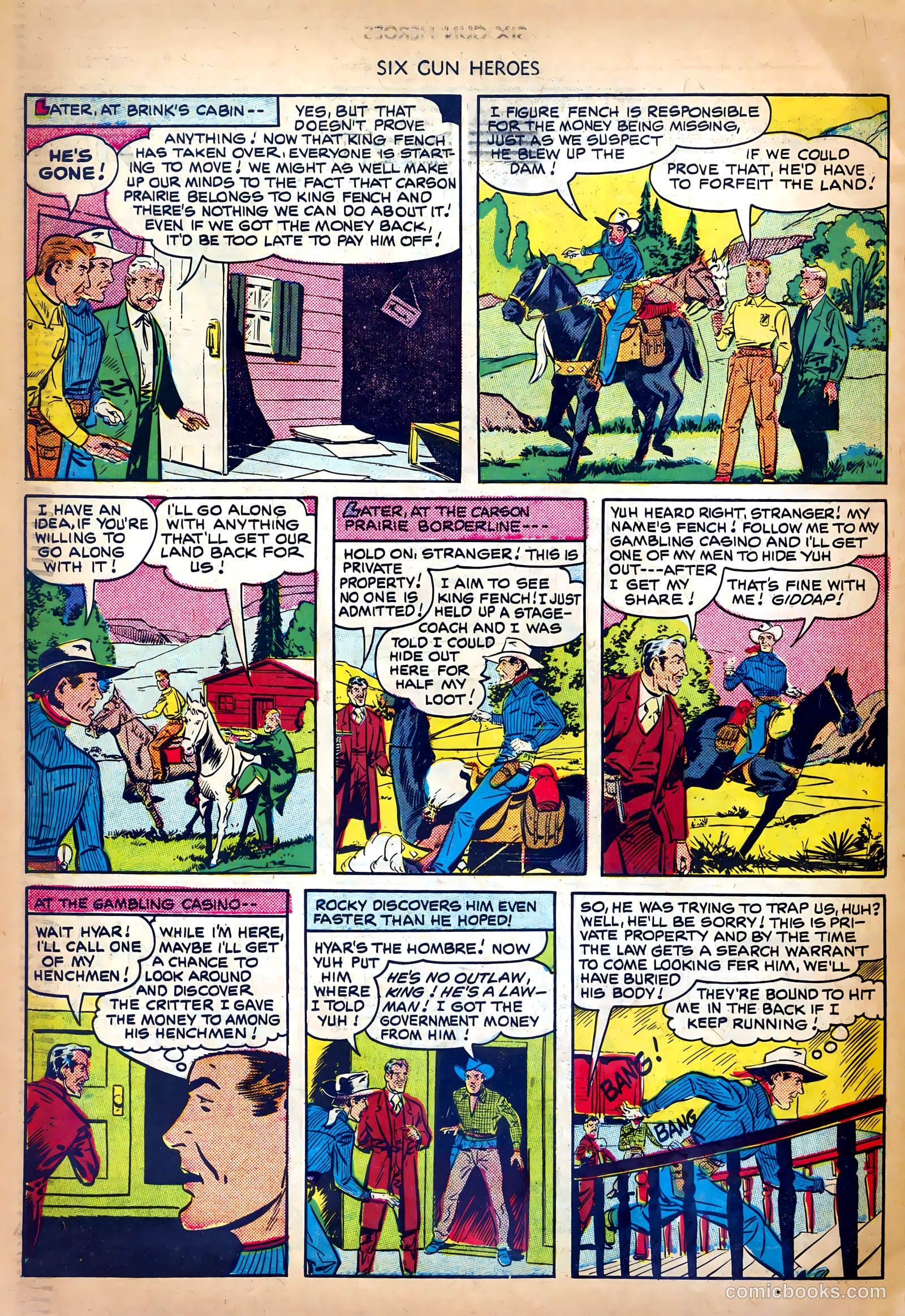 Six-Gun Heroes #3 (1950) — page 30 of 36