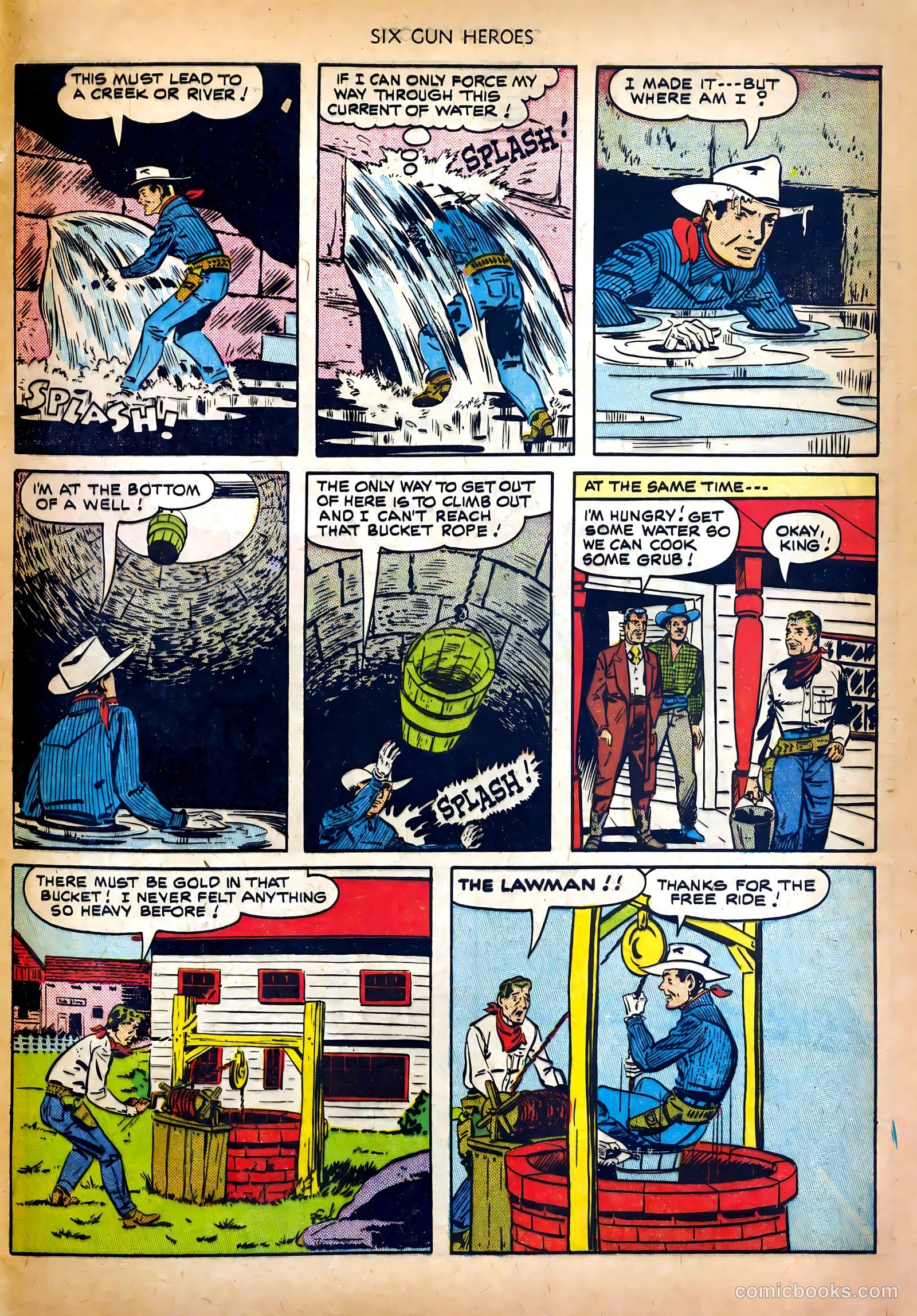 Six-Gun Heroes #3 (1950) — page 33 of 36
