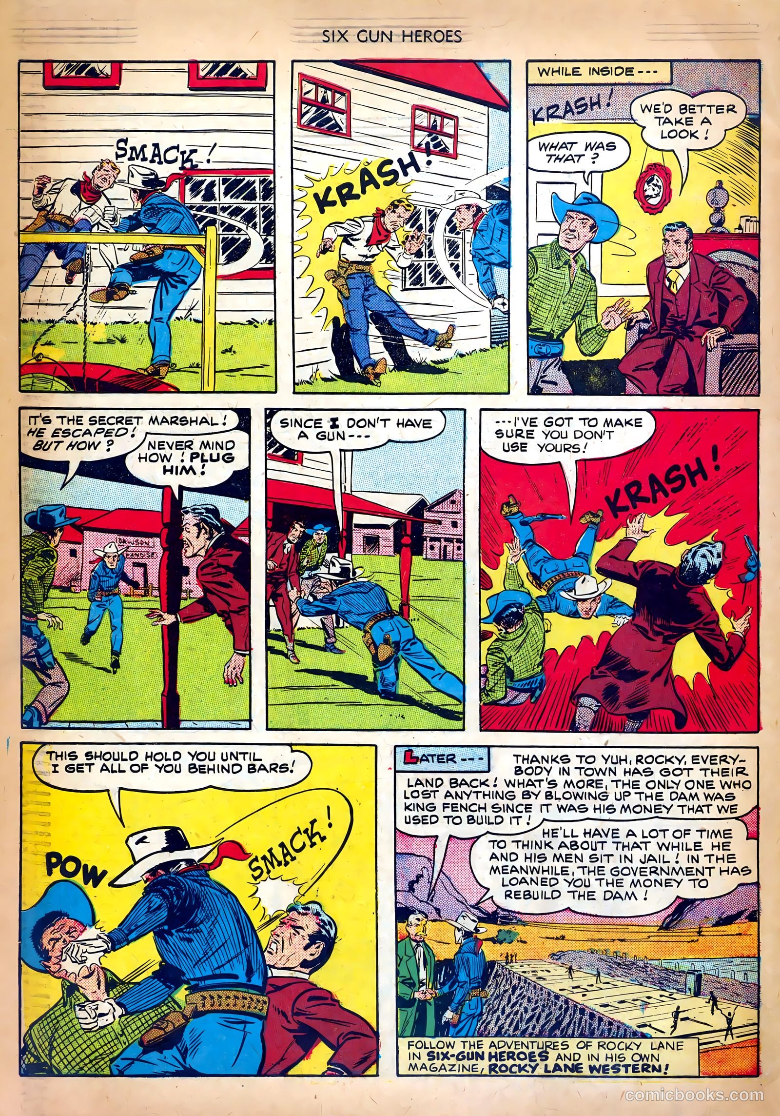 Six-Gun Heroes #3 (1950) — page 34 of 36