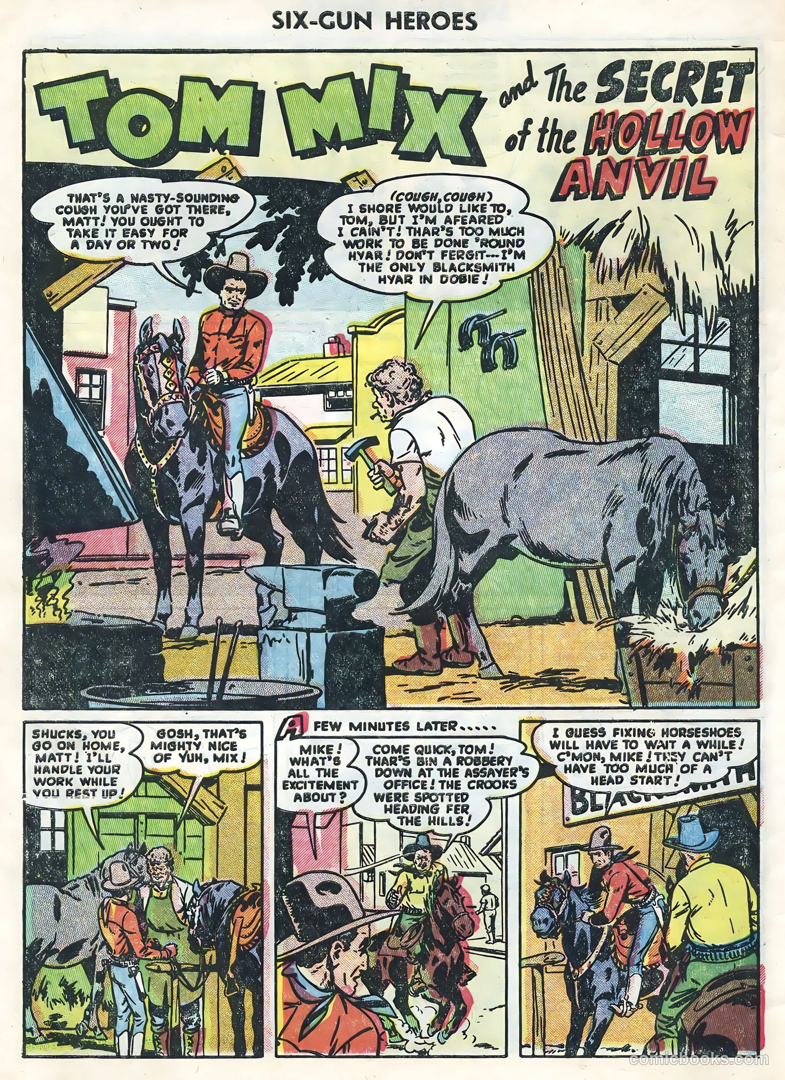 Six-Gun Heroes #30 (1954) — page 10 of 36