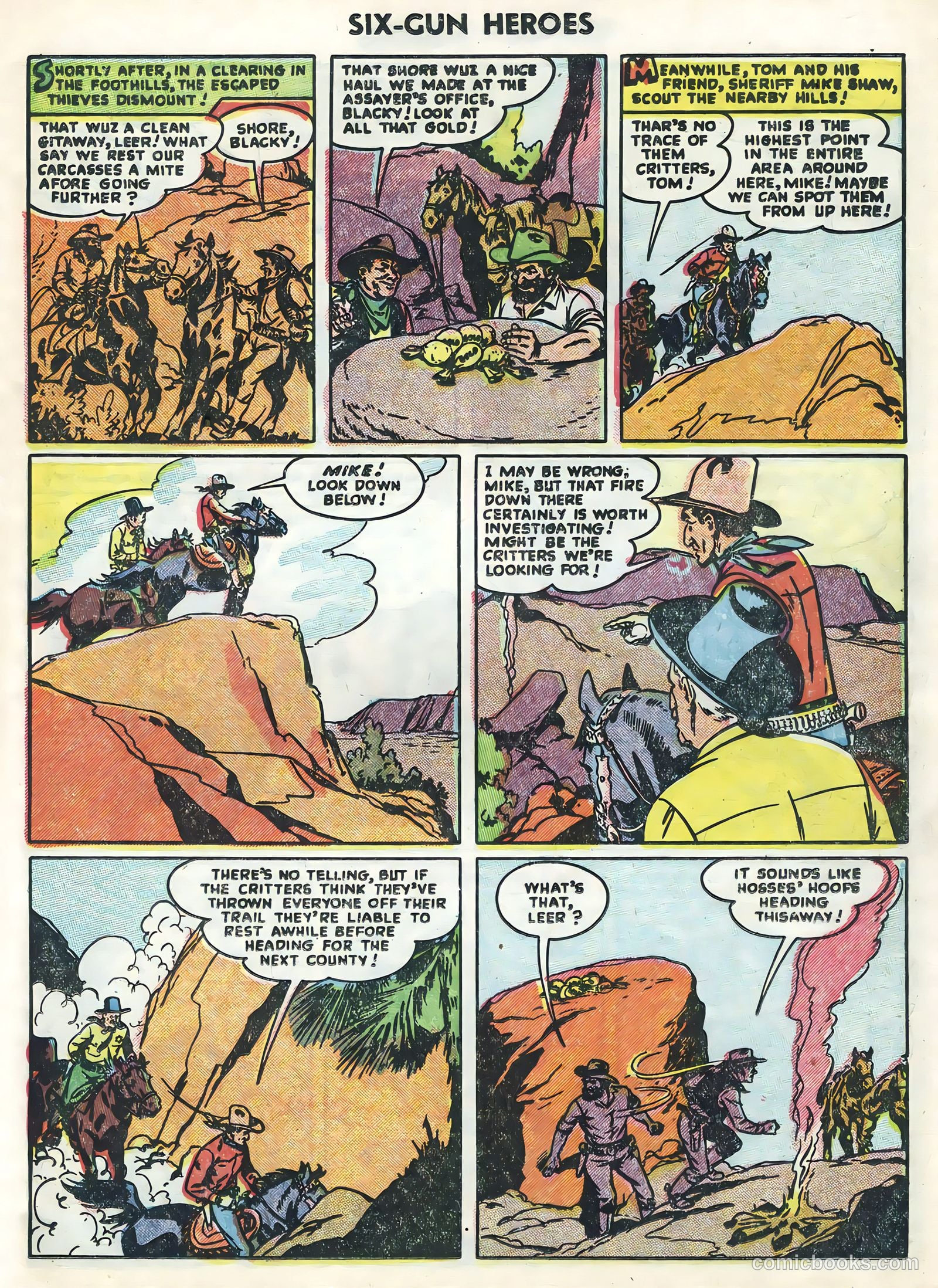 Six-Gun Heroes #30 (1954) — page 11 of 36