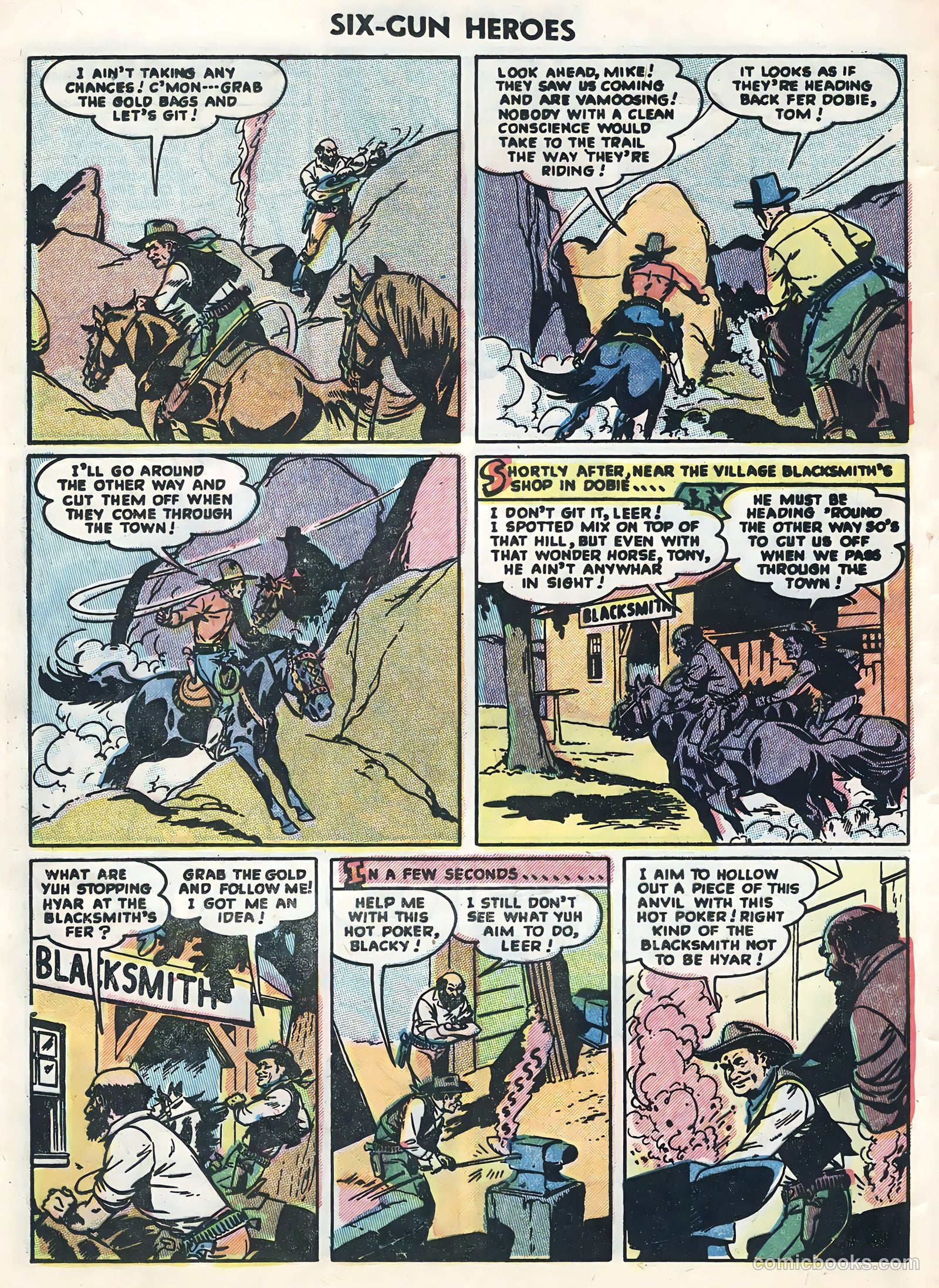 Six-Gun Heroes #30 (1954) — page 12 of 36