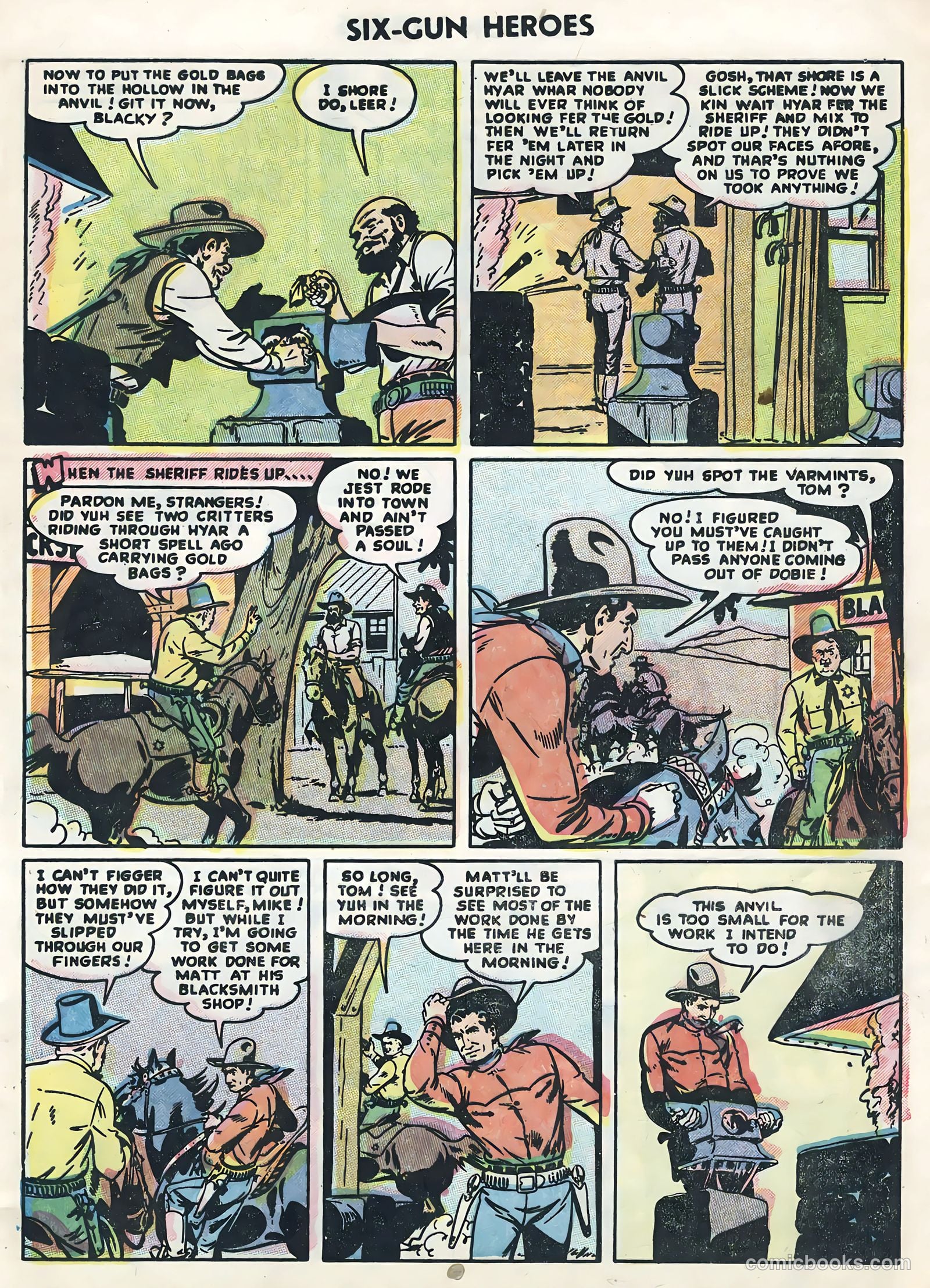 Six-Gun Heroes #30 (1954) — page 13 of 36