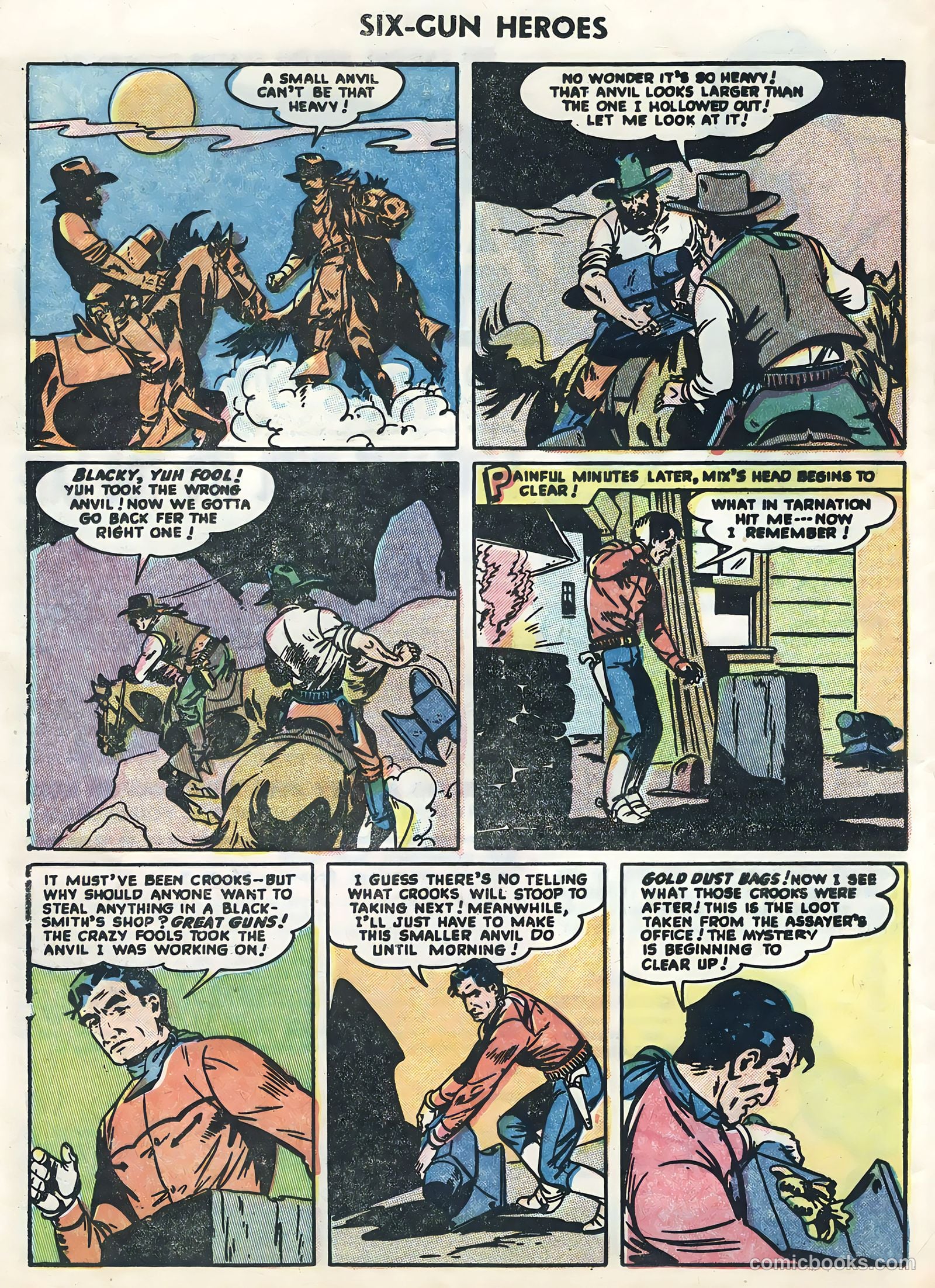 Six-Gun Heroes #30 (1954) — page 16 of 36