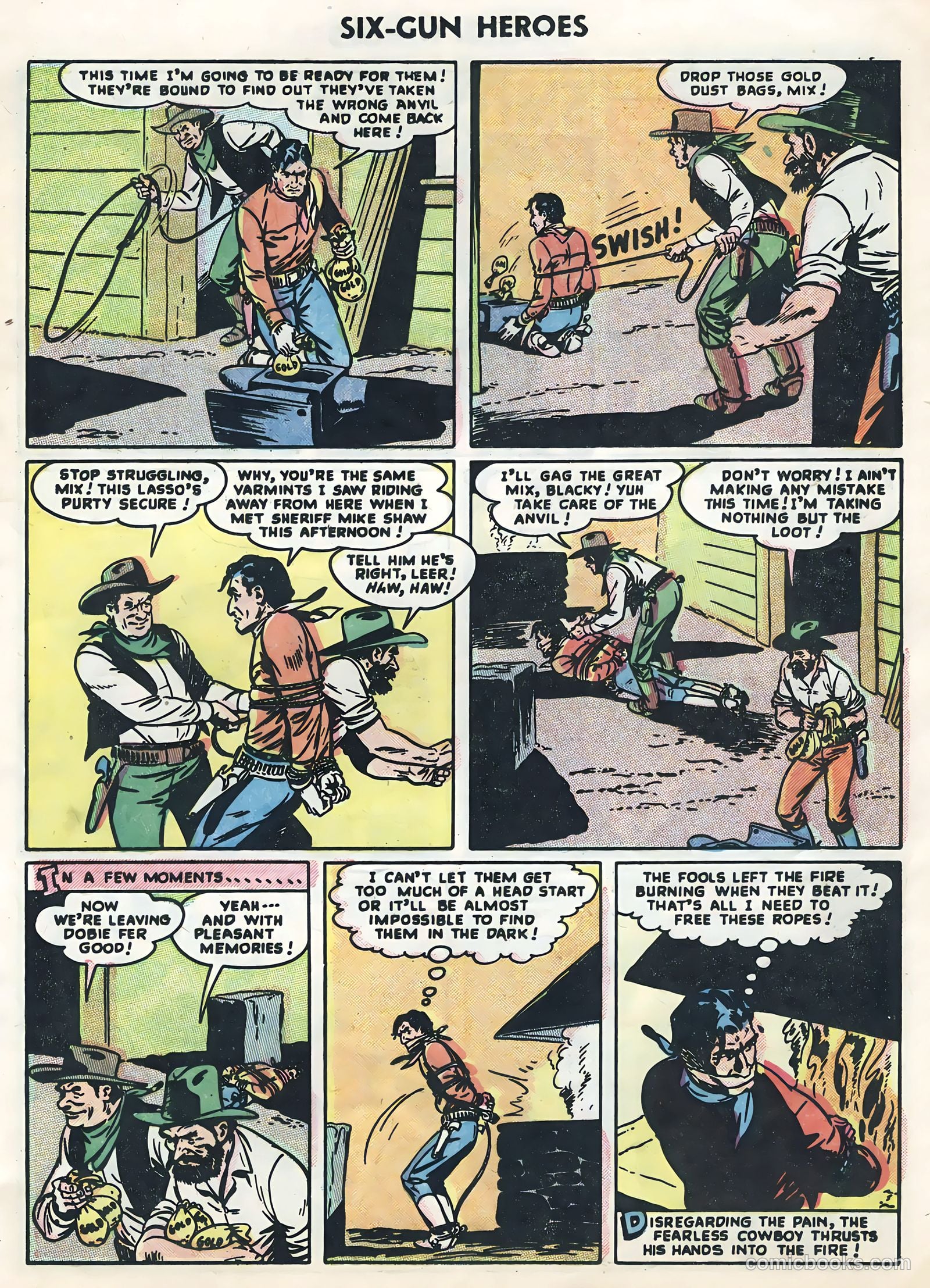 Six-Gun Heroes #30 (1954) — page 17 of 36