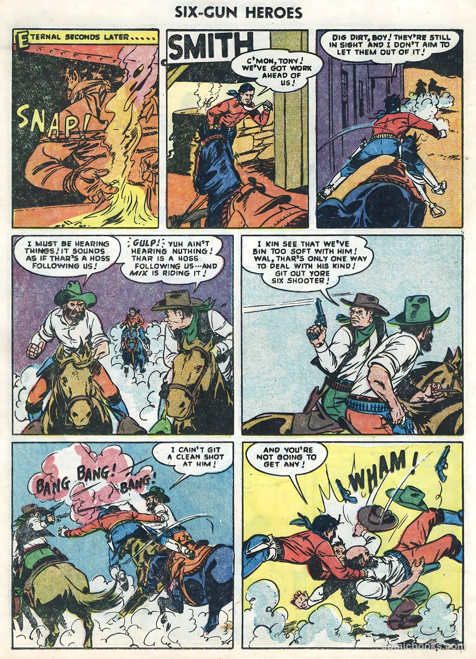 Six-Gun Heroes #30 (1954) — page 18 of 36