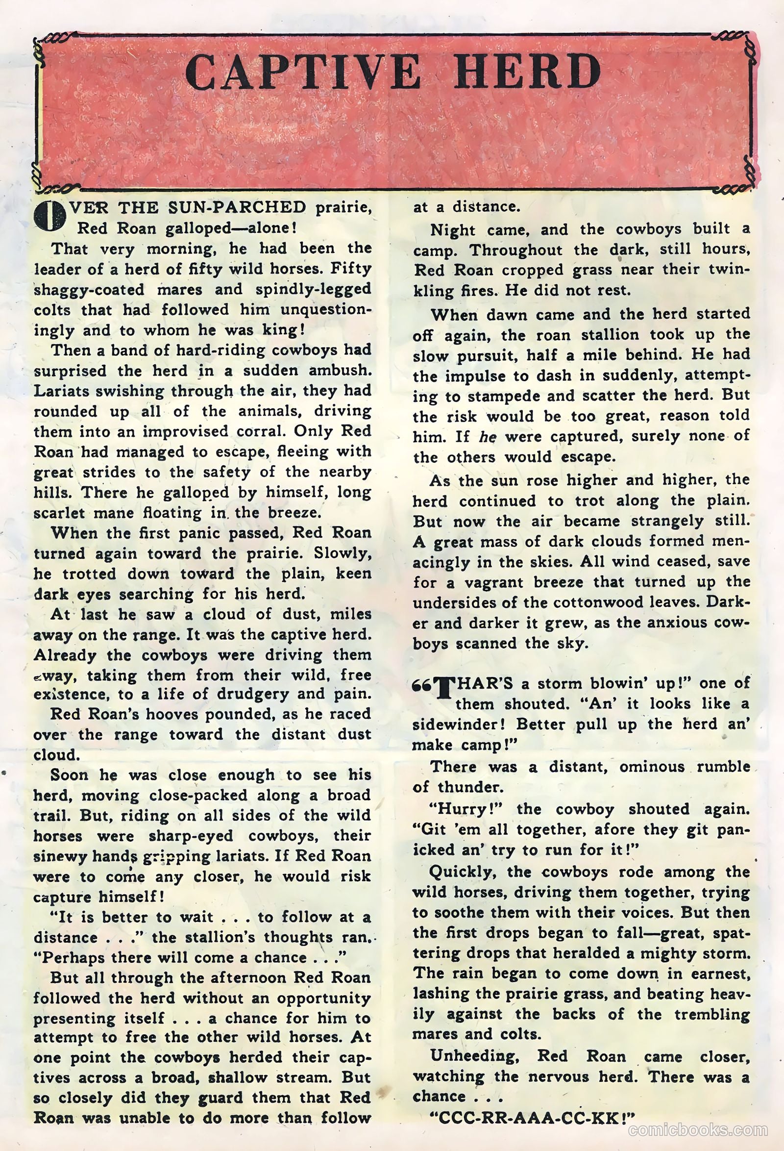 Six-Gun Heroes #30 (1954) — page 20 of 36