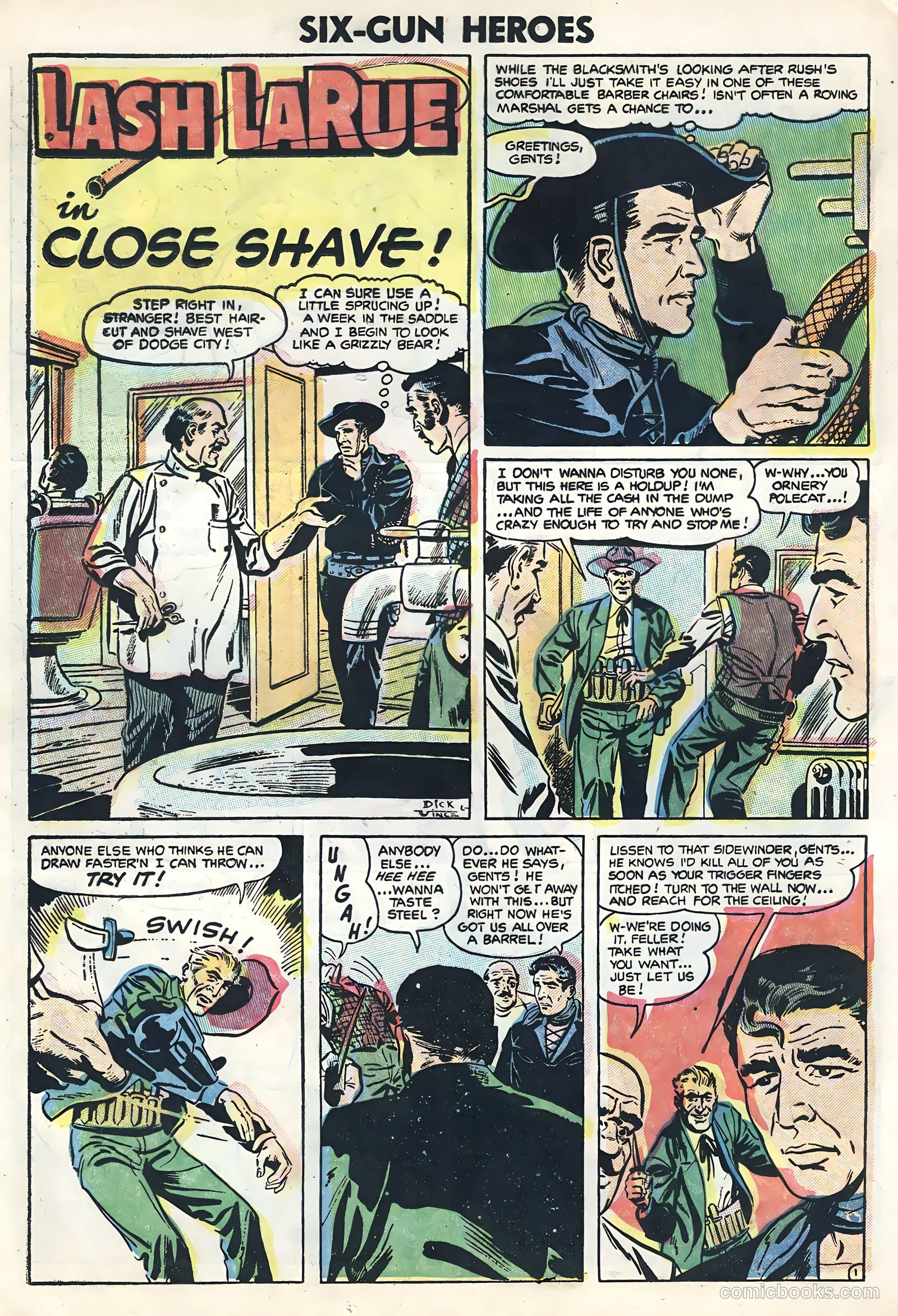 Six-Gun Heroes #30 (1954) — page 24 of 36