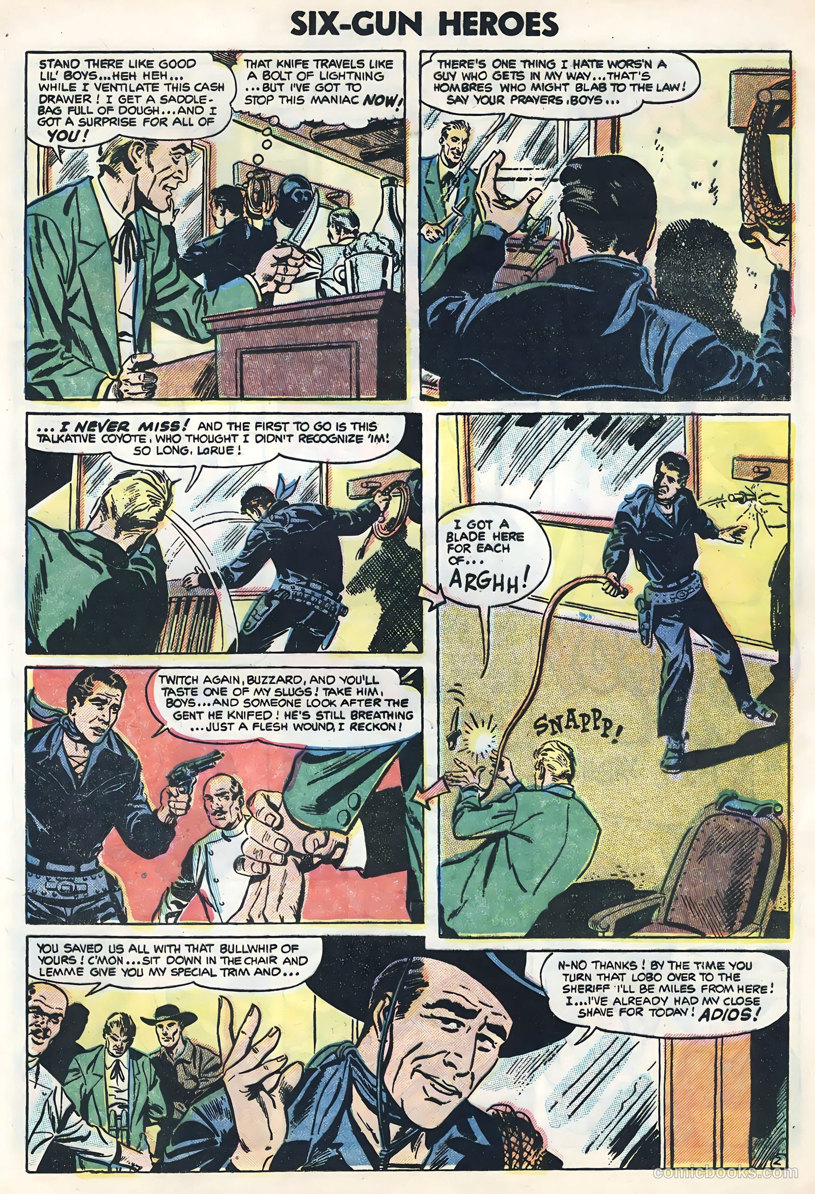 Six-Gun Heroes #30 (1954) — page 25 of 36