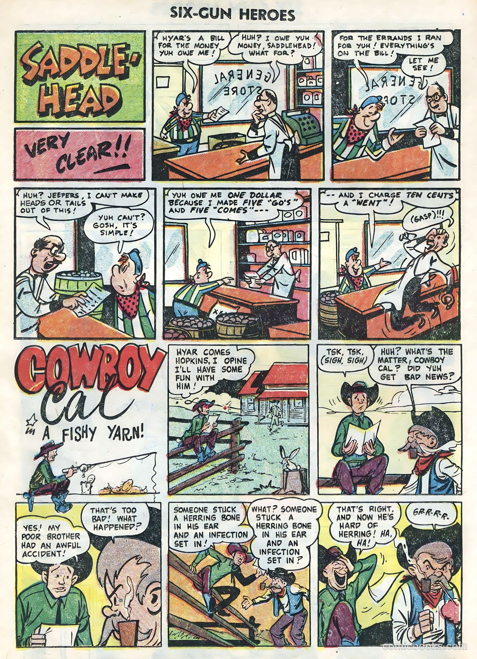 Six-Gun Heroes #30 (1954) — page 26 of 36
