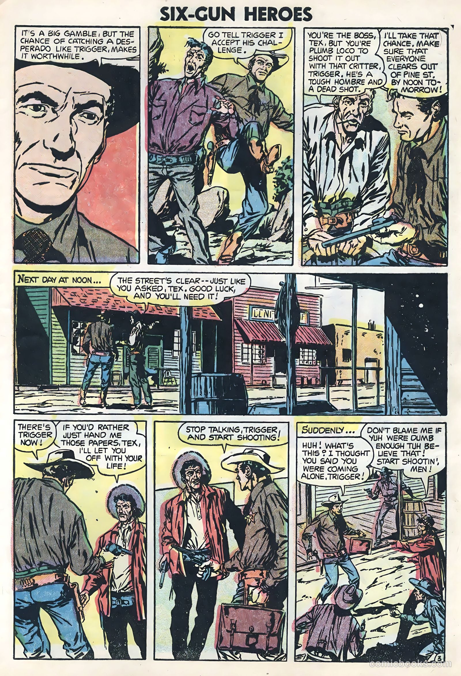 Six-Gun Heroes #30 (1954) — page 29 of 36