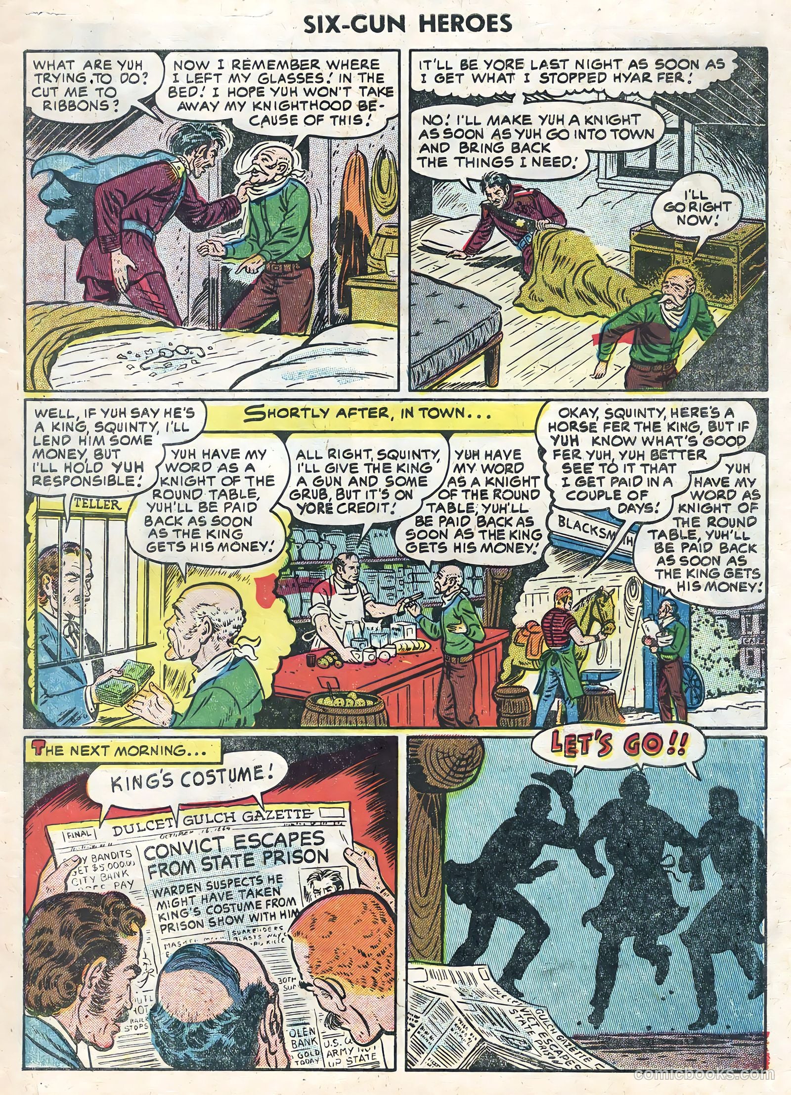 Six-Gun Heroes #31 (1954) — page 7 of 36