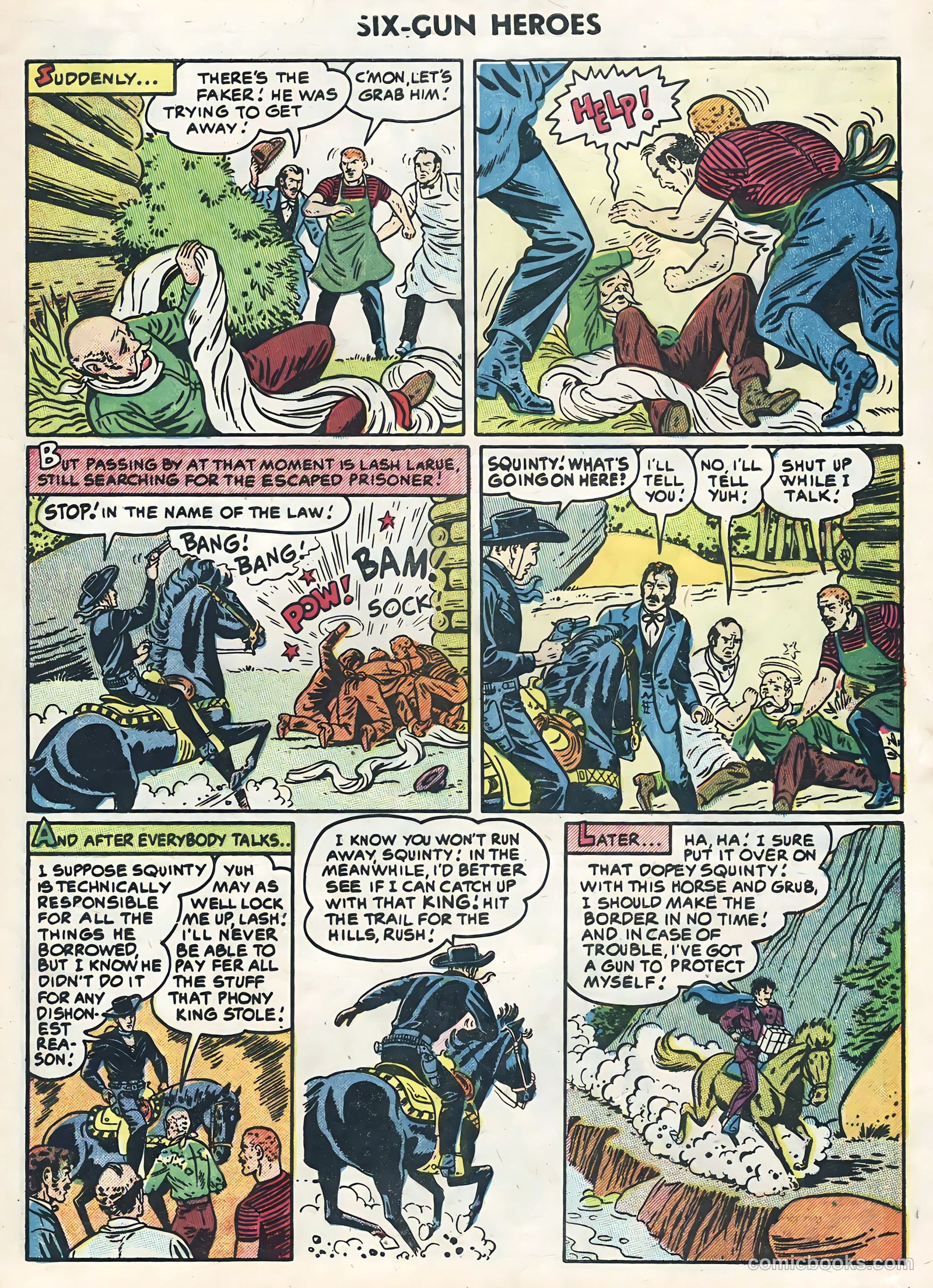 Six-Gun Heroes #31 (1954) — page 9 of 36