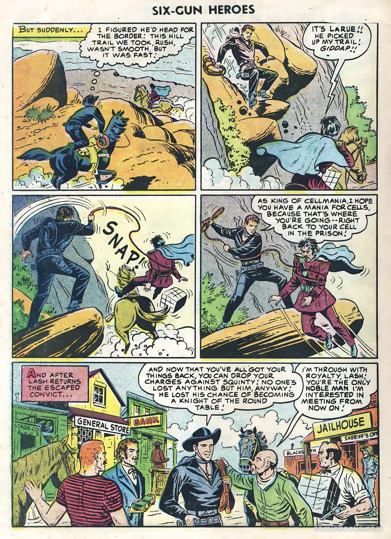 Six-Gun Heroes #31 (1954) — page 10 of 36