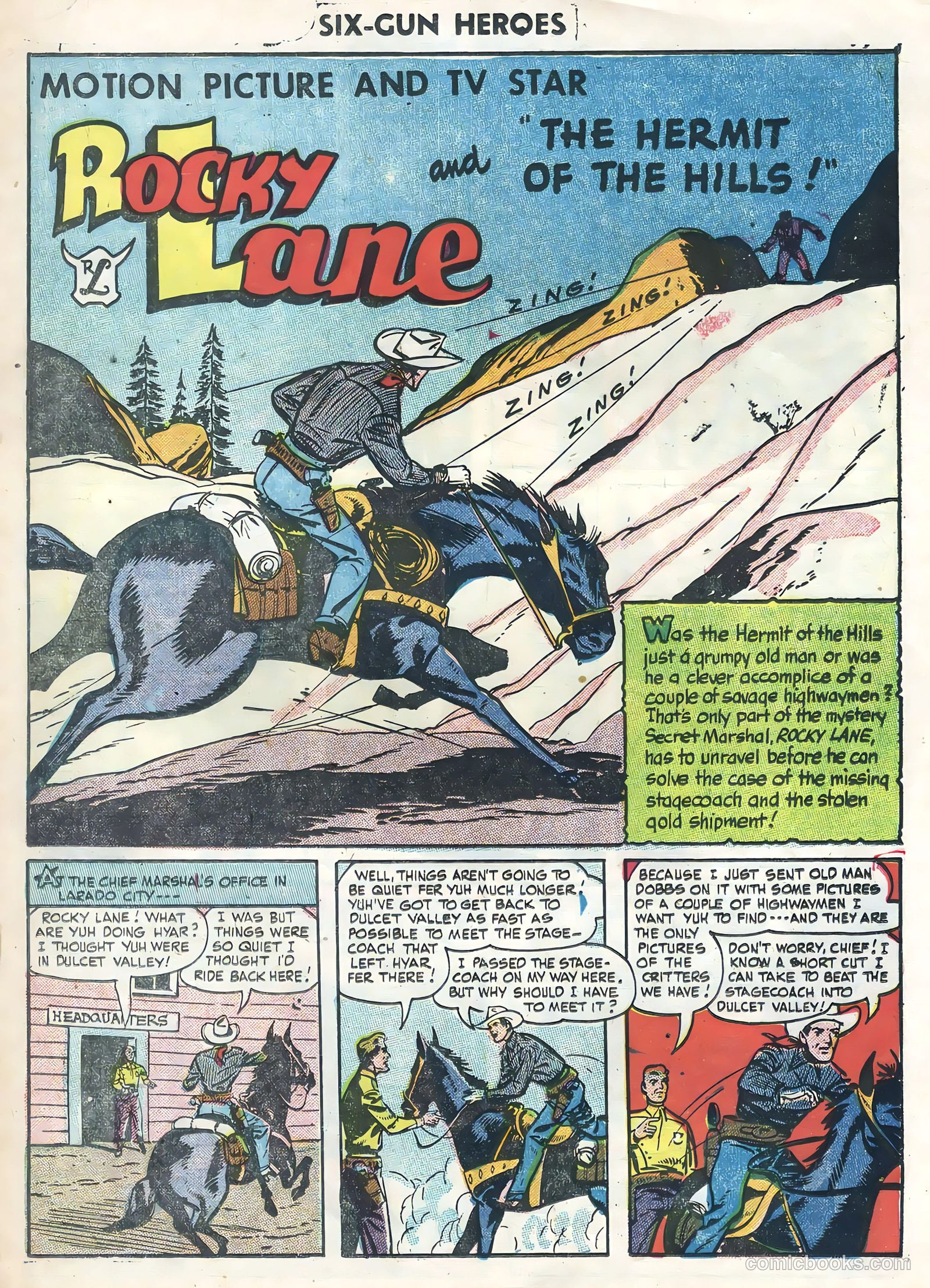 Six-Gun Heroes #31 (1954) — page 19 of 36