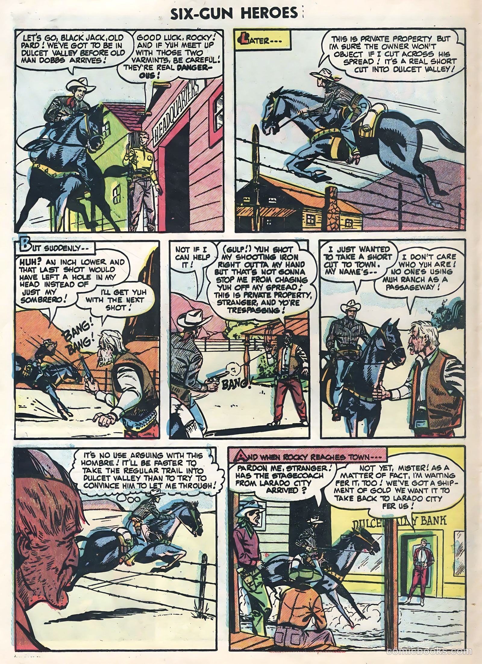 Six-Gun Heroes #31 (1954) — page 20 of 36