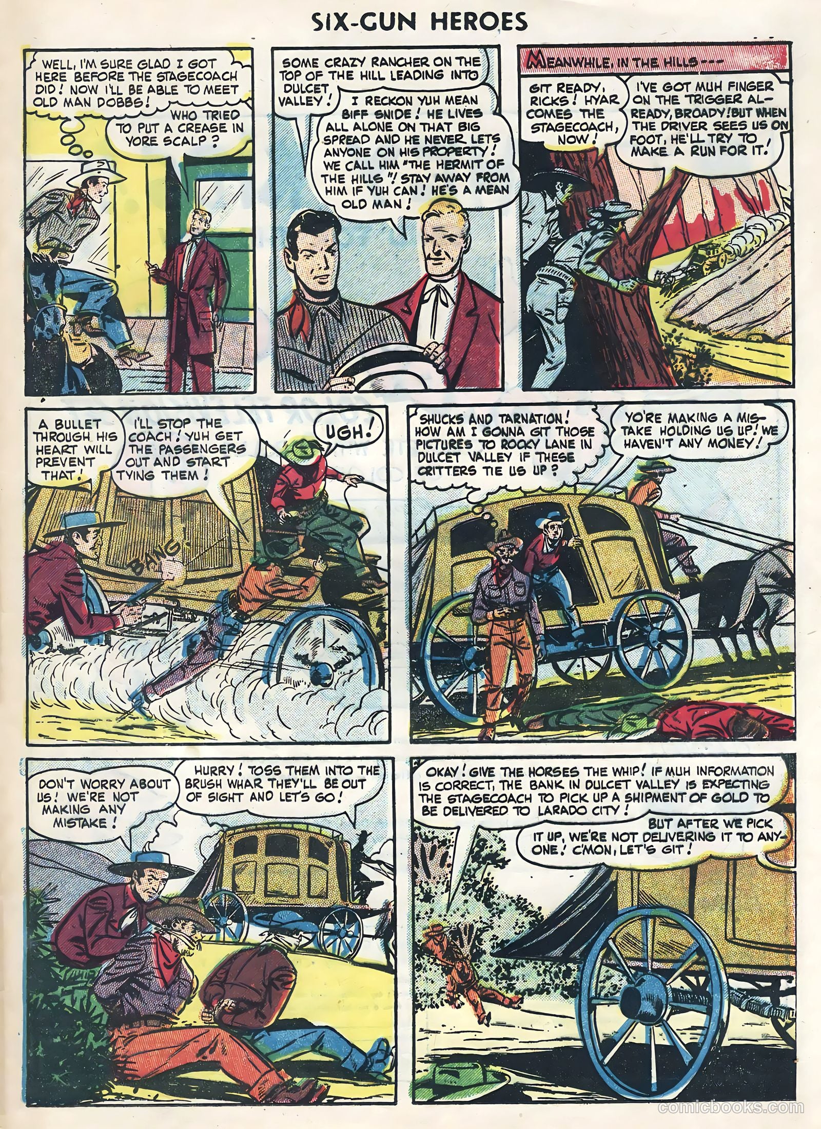 Six-Gun Heroes #31 (1954) — page 21 of 36