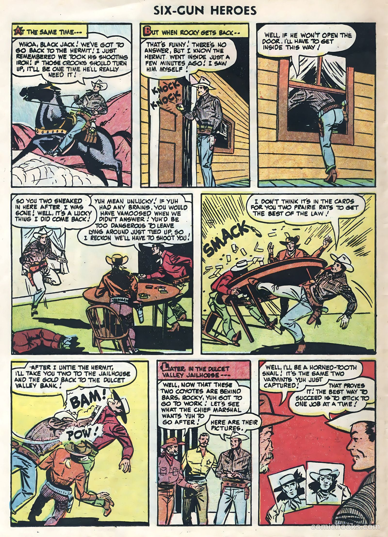 Six-Gun Heroes #31 (1954) — page 26 of 36